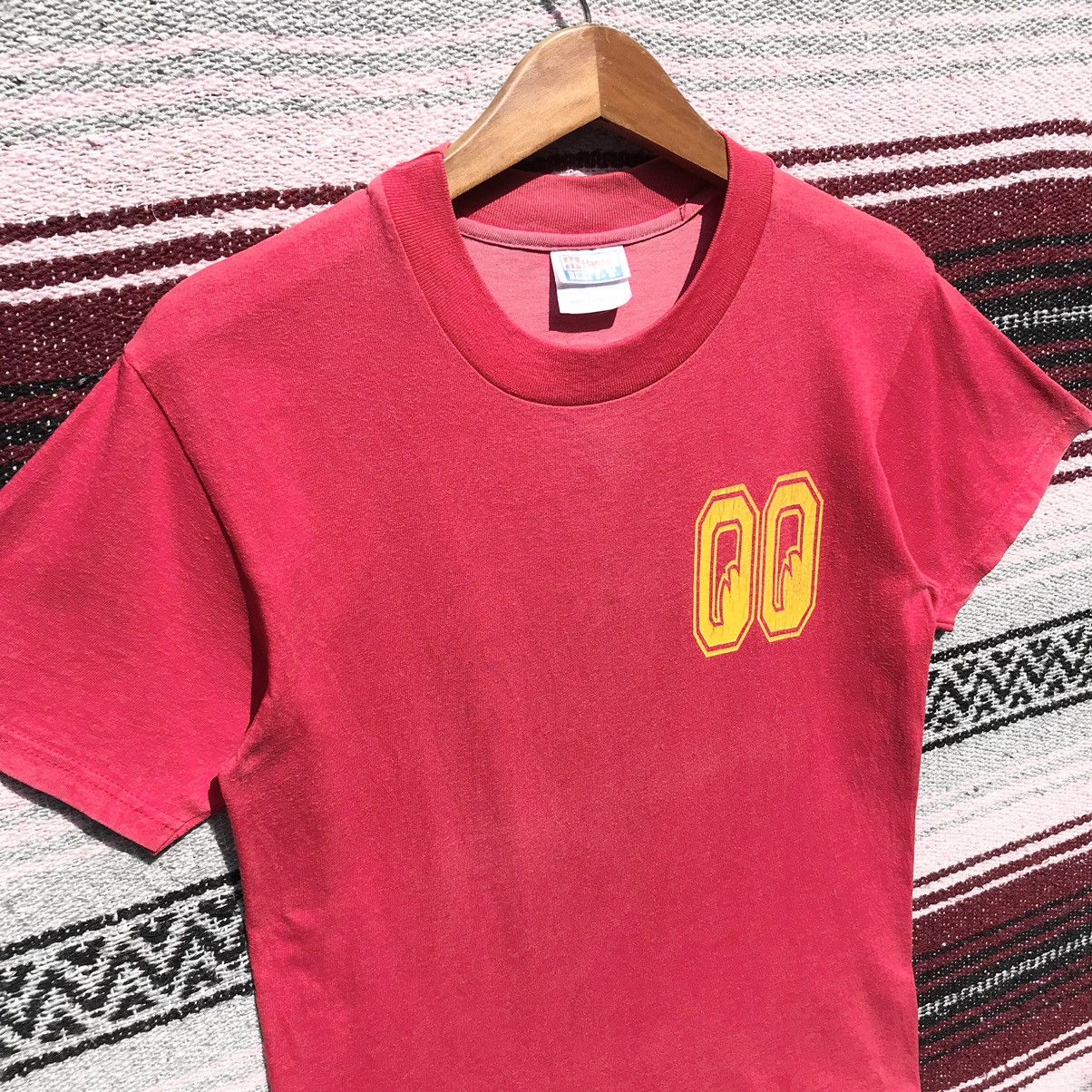 Japanese Brand Vintage 90s Moon Eyes Tee Moon Eyes Equipment Co. SunFaded Size US S / EU 44-46 / 1 - 8 Thumbnail