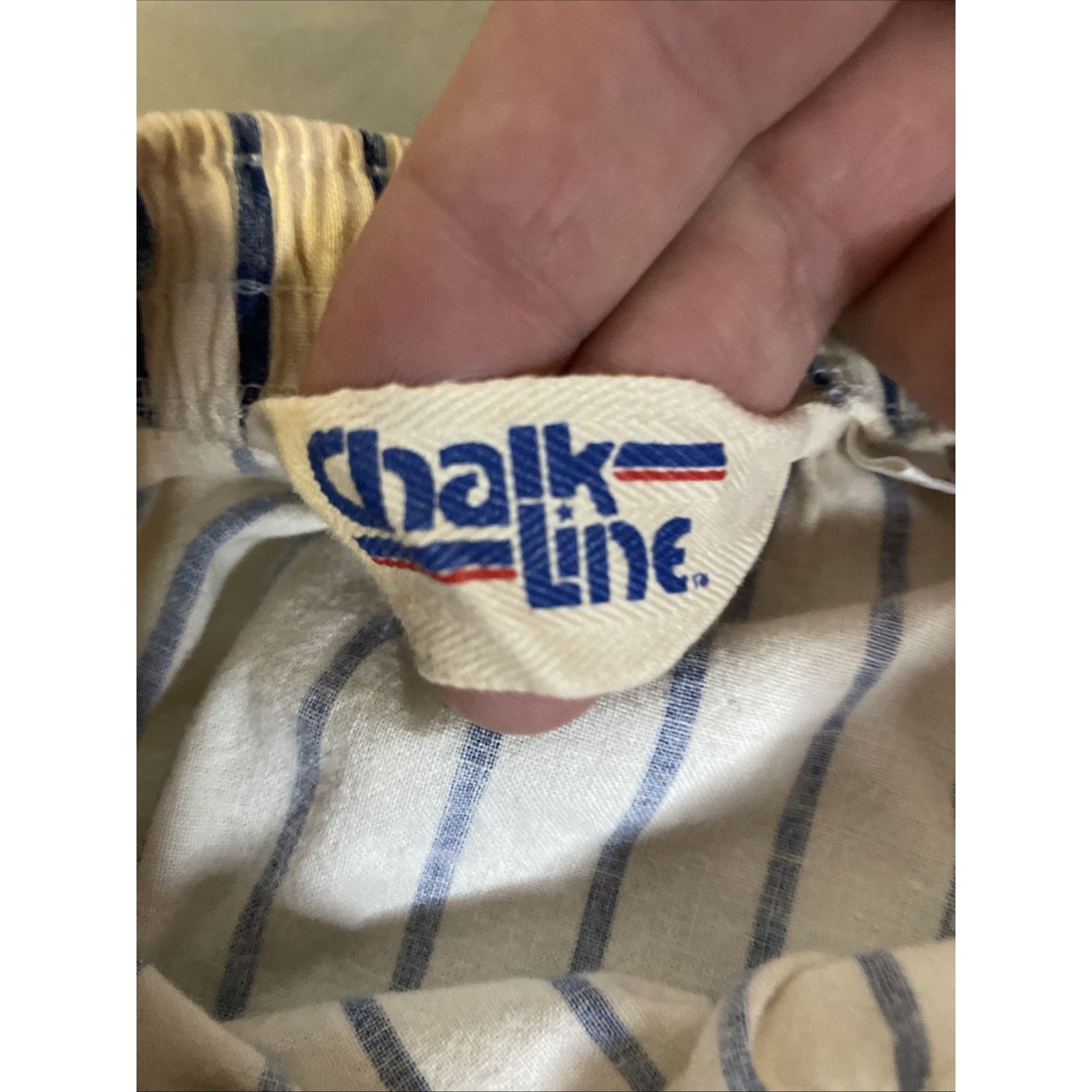 Chalk Line Vtg Chalk Line LA Dodgers Shorts 100% Cotton Pinstripe XL Size US 36 / EU 52 - 8 Thumbnail