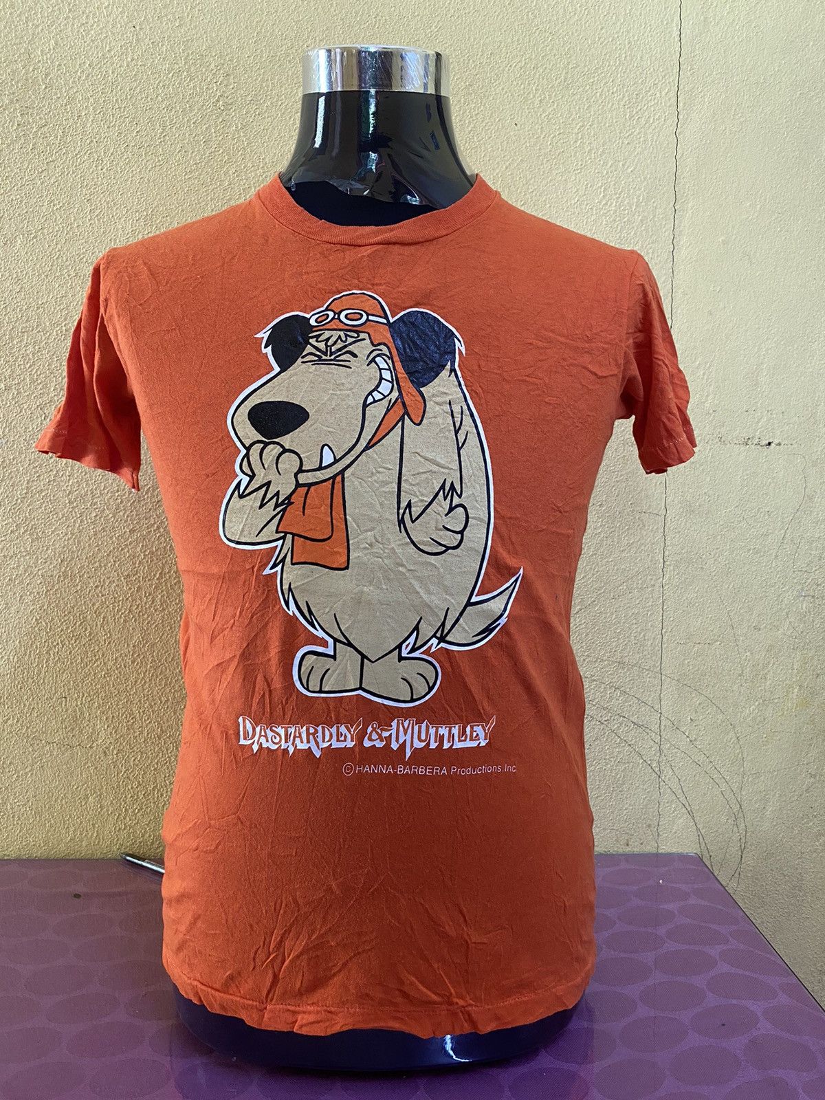 Cartoon Network × Vintage Vintage 90s DASTARDLY & MUTTLEY (Hanna Barbera) Tshirt Size US S / EU 44-46 / 1 - 2 Thumbnail