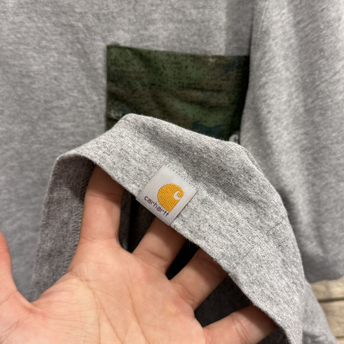 Carhartt × Vintage VINTAGE CARHARTT POCKET TEE SHIRT Size US L / EU 52-54 / 3 - 4 Thumbnail