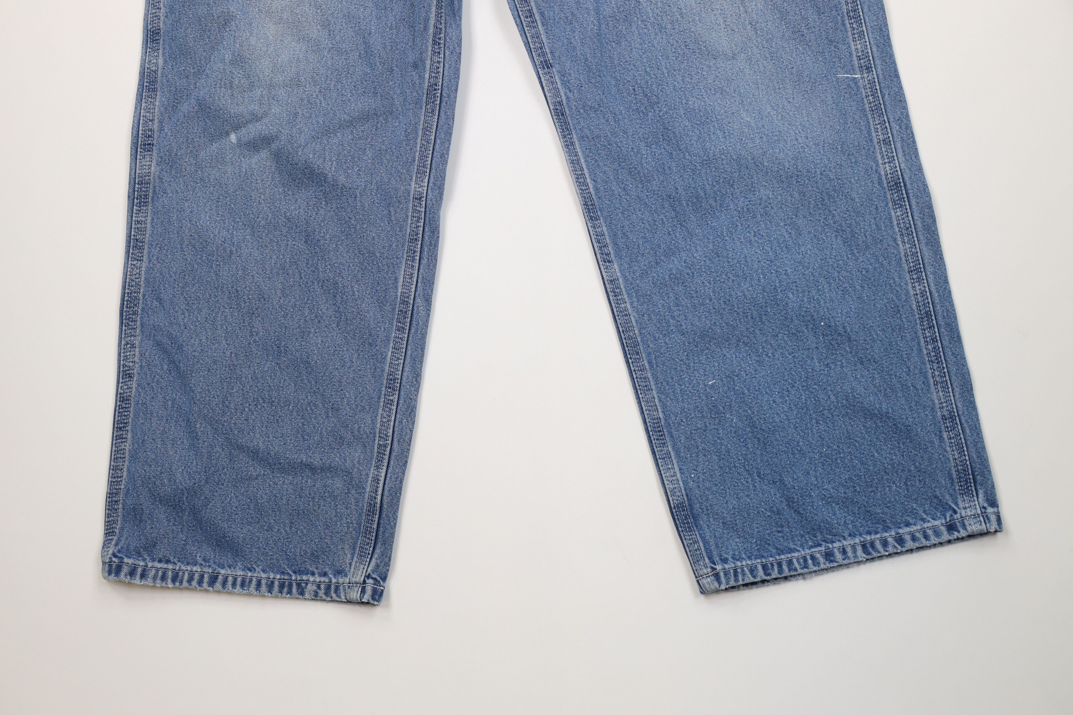 Carhartt Vintage Y2K Carhartt Wide Leg Dungaree Denim Jeans Blue Size US 38 / EU 54 - 4 Thumbnail