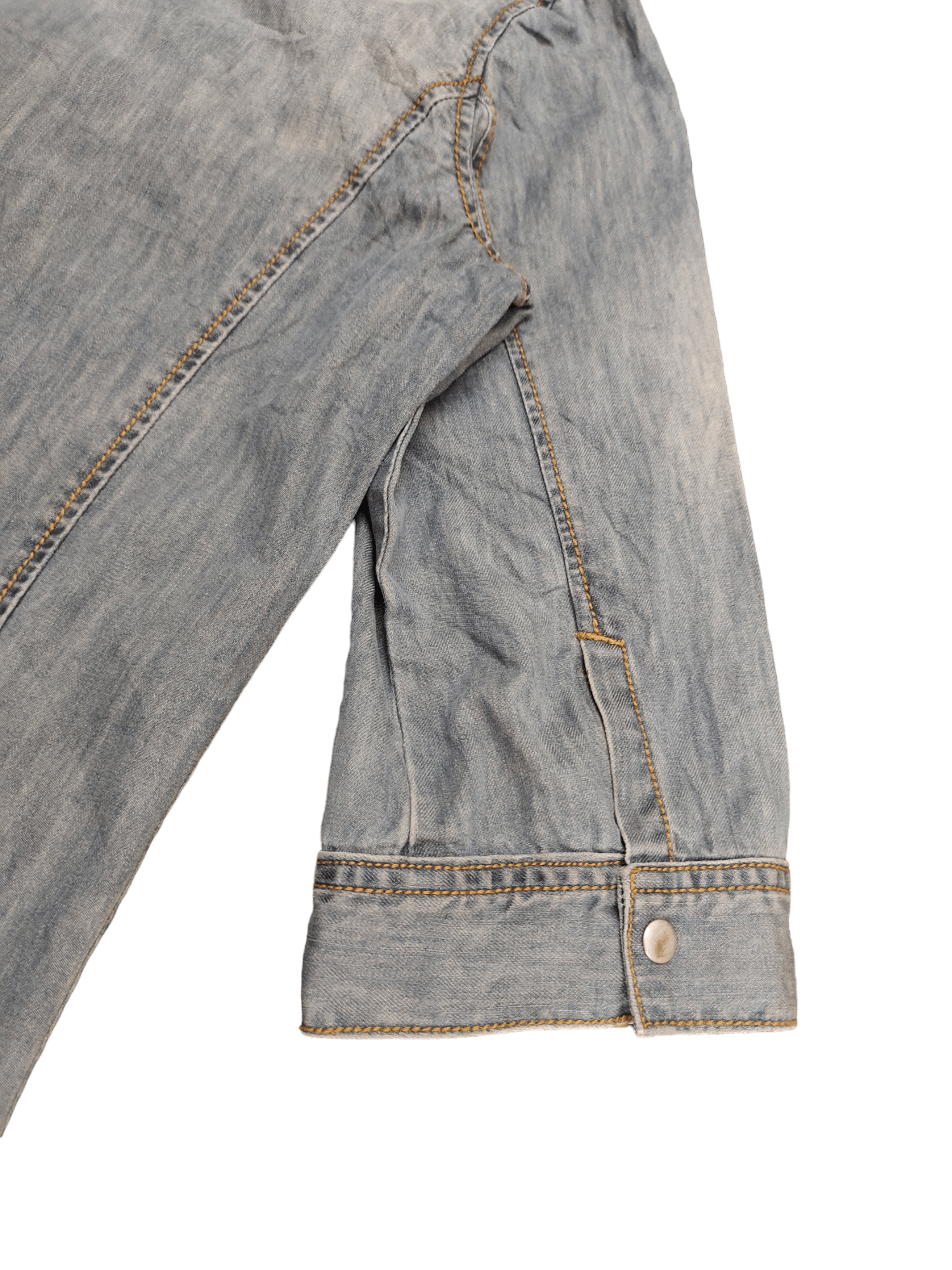 Tornado Mart Tornado Mart Double Pocket Denim Shirt Size US M / EU 48-50 / 2 - 14 Thumbnail