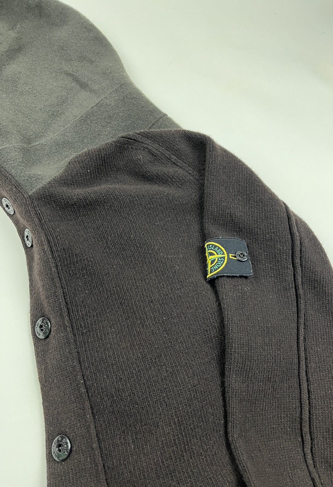 Stone Island × Vintage Vintage AW’06🔥Stone Island Wool Knitwear Sweater Hoodie Size US XL / EU 56 / 4 - 5 Thumbnail