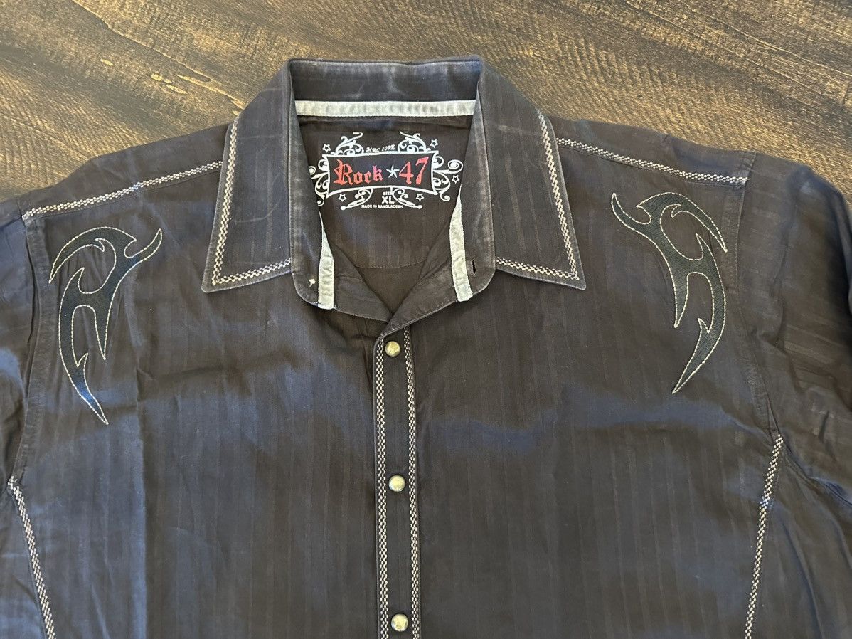 Other Rock 47 By Wrangler L/S Pearl Snap L/S Shirt Mens Size XL Size US XL / EU 56 / 4 - 7 Thumbnail
