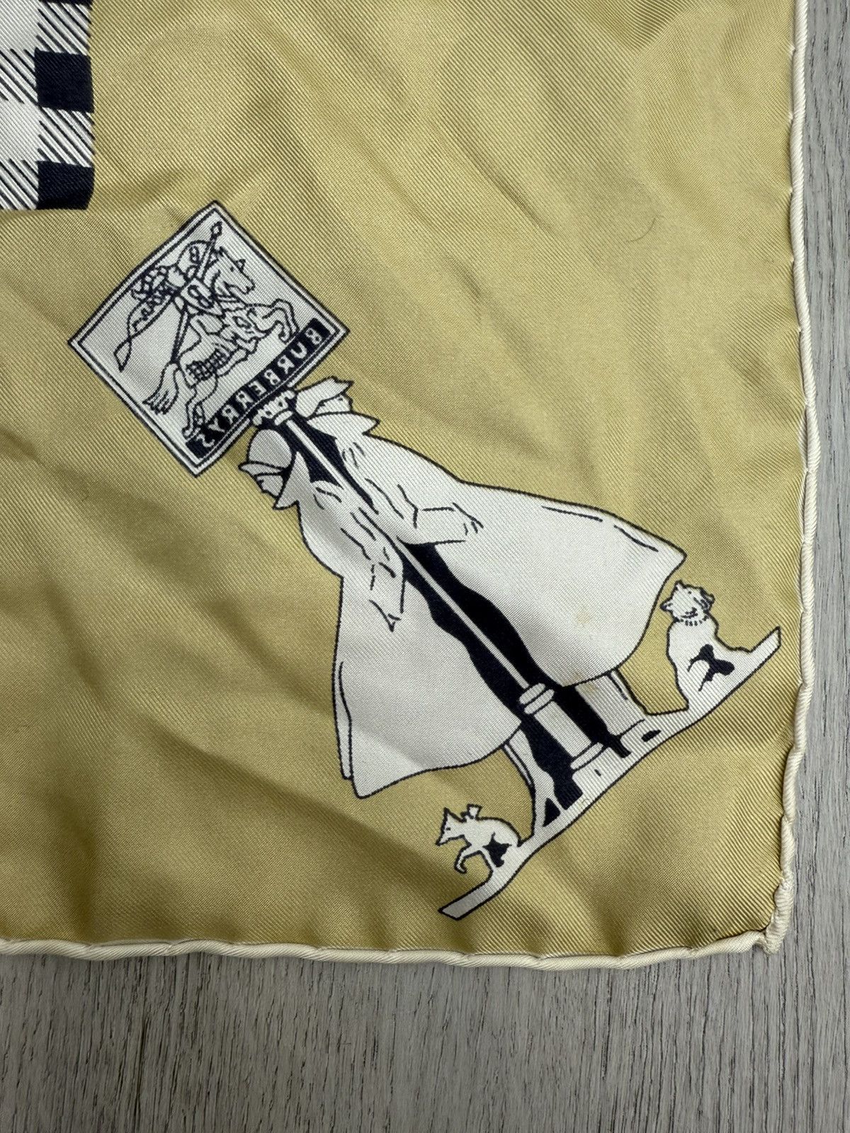 Burberry Vintage Burberrys Nova Check Silk Scarf Size ONE SIZE - 2 Thumbnail