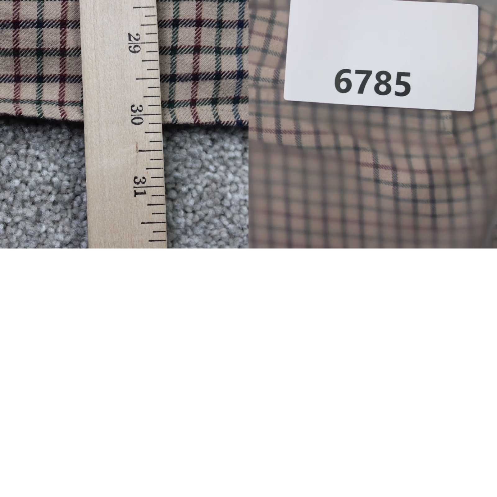 Pendleton Pendleton Shirt Mens Large Brown/Green Plaid Flannel 100% Cotton Long Sleeve Button-Up Size US L / EU 52-54 / 3 - 9 Thumbnail