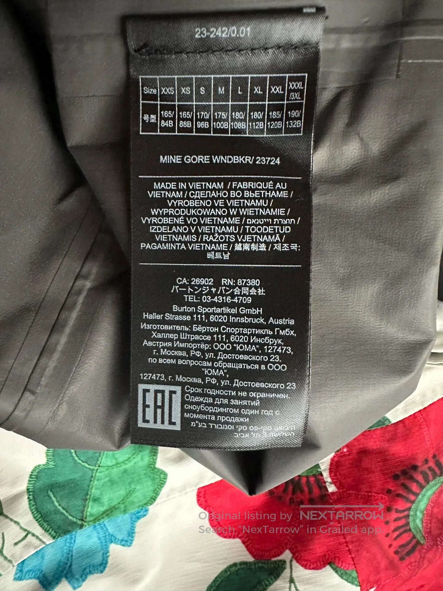 Burton floral gore. Size L / US 10 / IT 46 - 6 Thumbnail