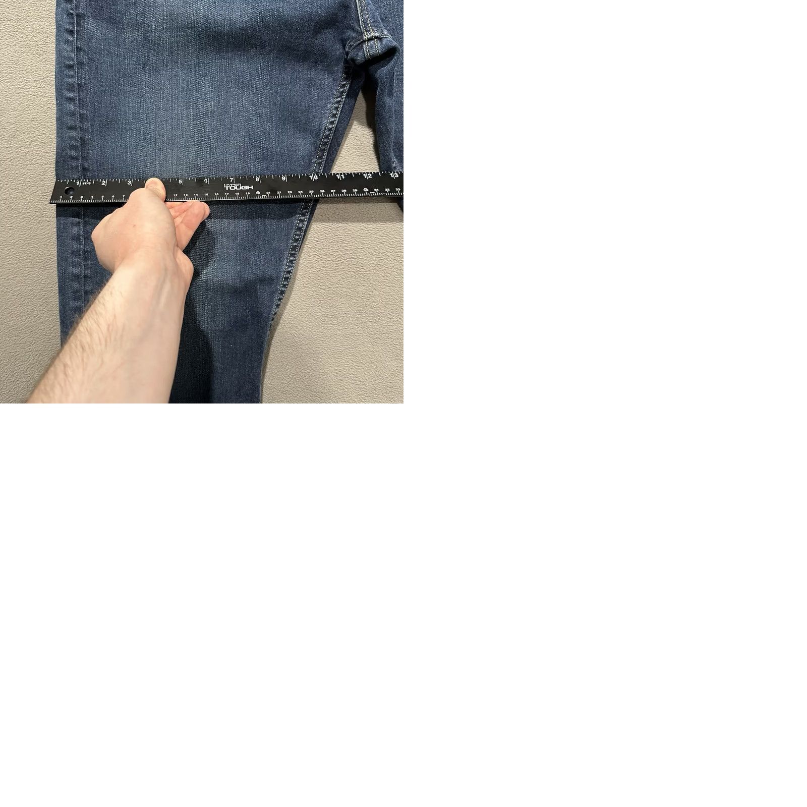 Denime Revtown Jeans 36x32 Blue Medium Wash Regular Fit 5-Pocket Denim Straight Men's JeansMens Size US 36 / EU 52 - 10 Thumbnail