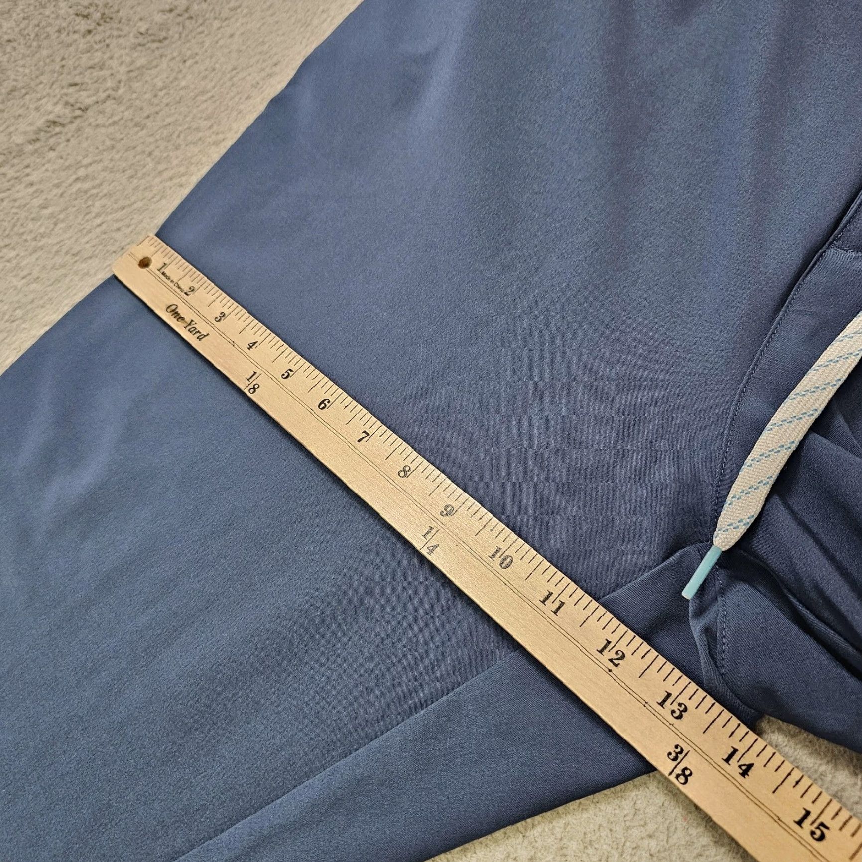 Chubbies Chubbies Pants Mens 2XL Blue Stretch Chino Elastic Drawstring Waist Casual Size US 39 - 5 Thumbnail
