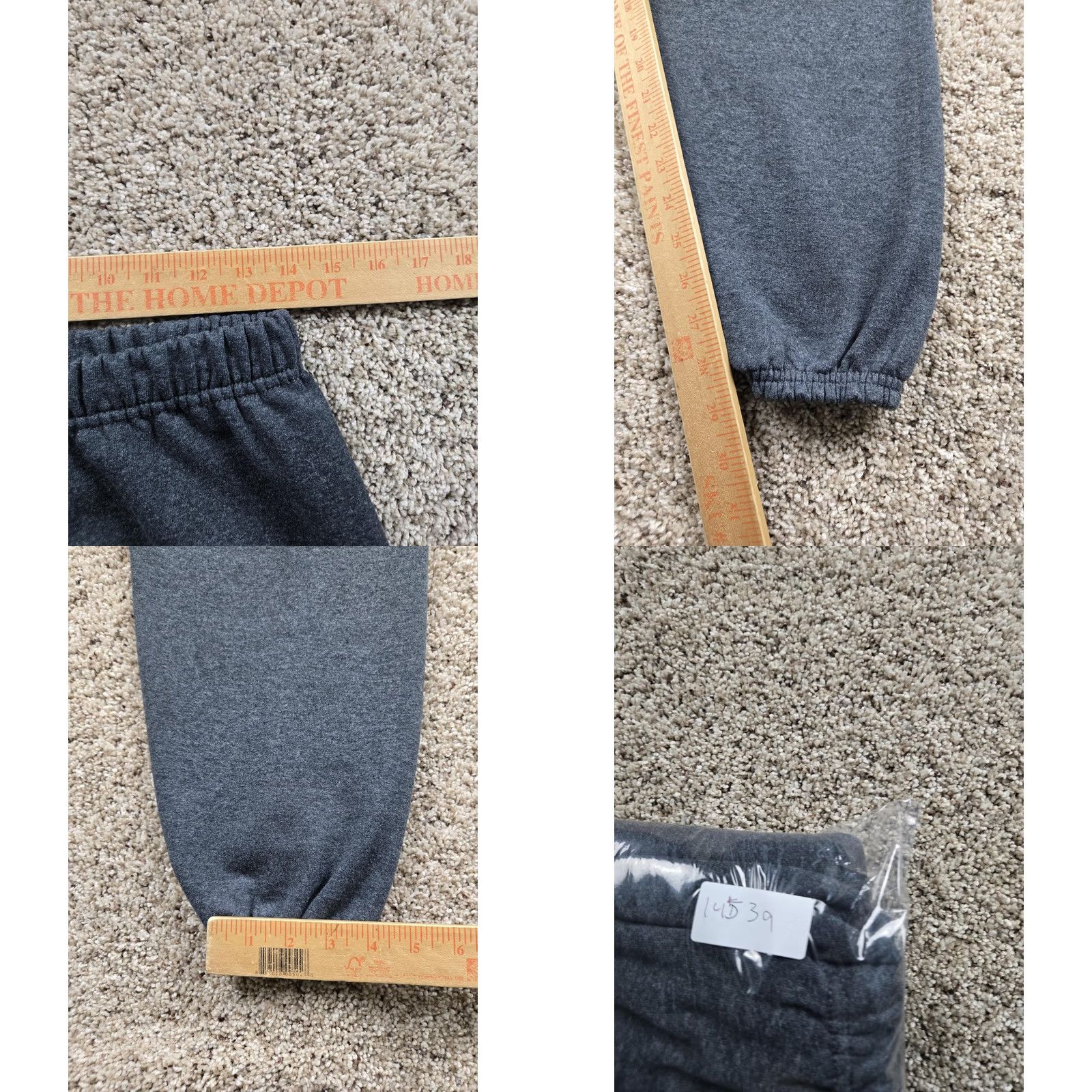 Jerzees Jerzees Sweatpants Pants Mens Small Gray Elastic Waist Athletic Fit Sweatpants Gray Men S Elastic Waist Jeans? Size US 29 - 8 Thumbnail