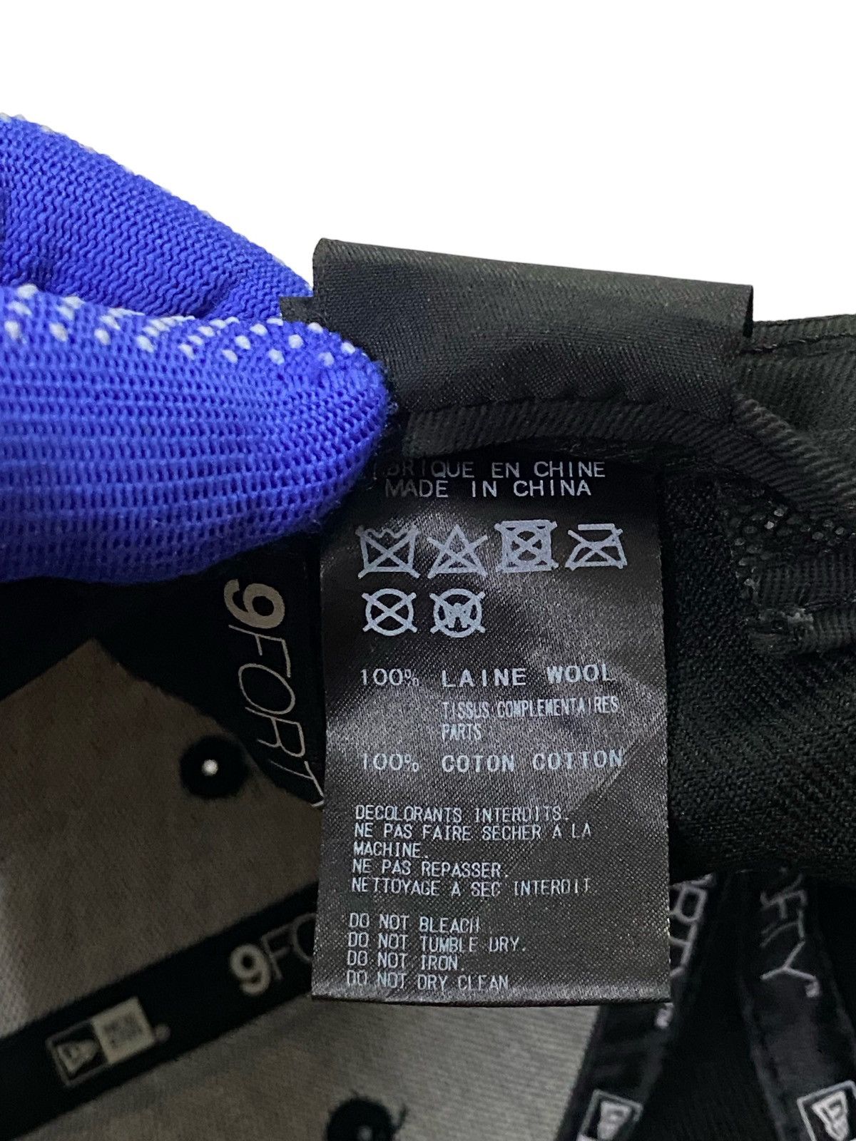 New Era × Yohji Yamamoto Yohji Yamamoto X New Era Logo 9Forty Cap Size ONE SIZE - 12 Thumbnail