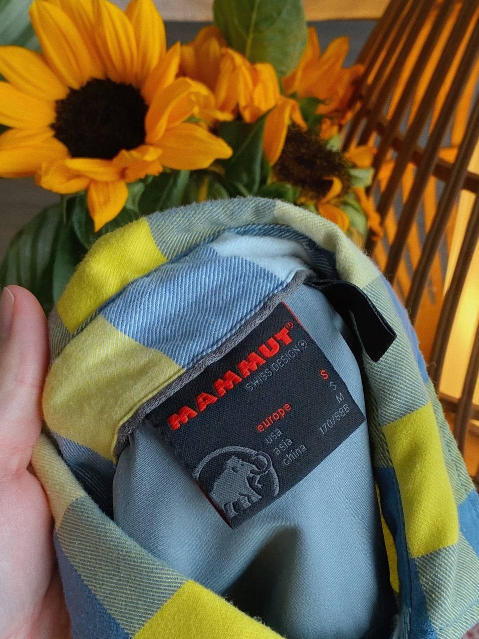 Mammut Mammut Shirt Yellow Blue Plaid Size US S / EU 44-46 / 1 - 10 Thumbnail
