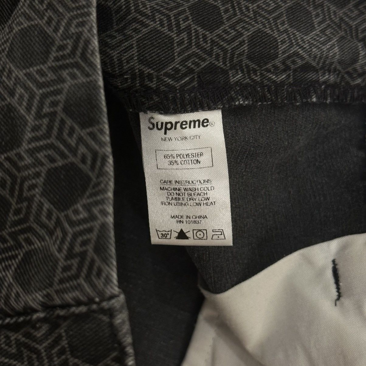 Supreme Supreme Black Monogram Work Pants Size US 30 / EU 46 - 5 Thumbnail