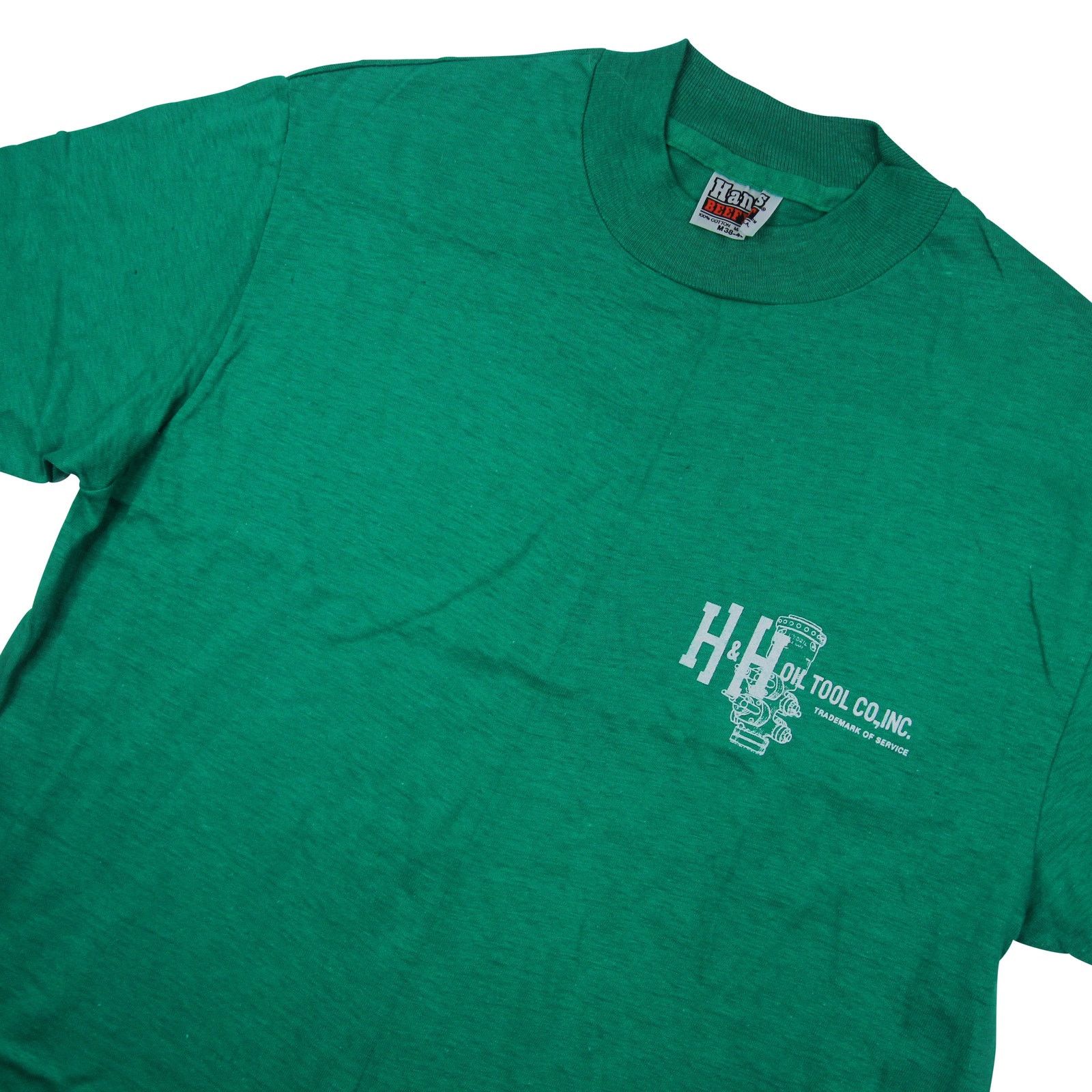 Hanes × Vintage Vintage H&H Oil Tools Co. Graphic T Shirt Size US M / EU 48-50 / 2 - 2 Thumbnail