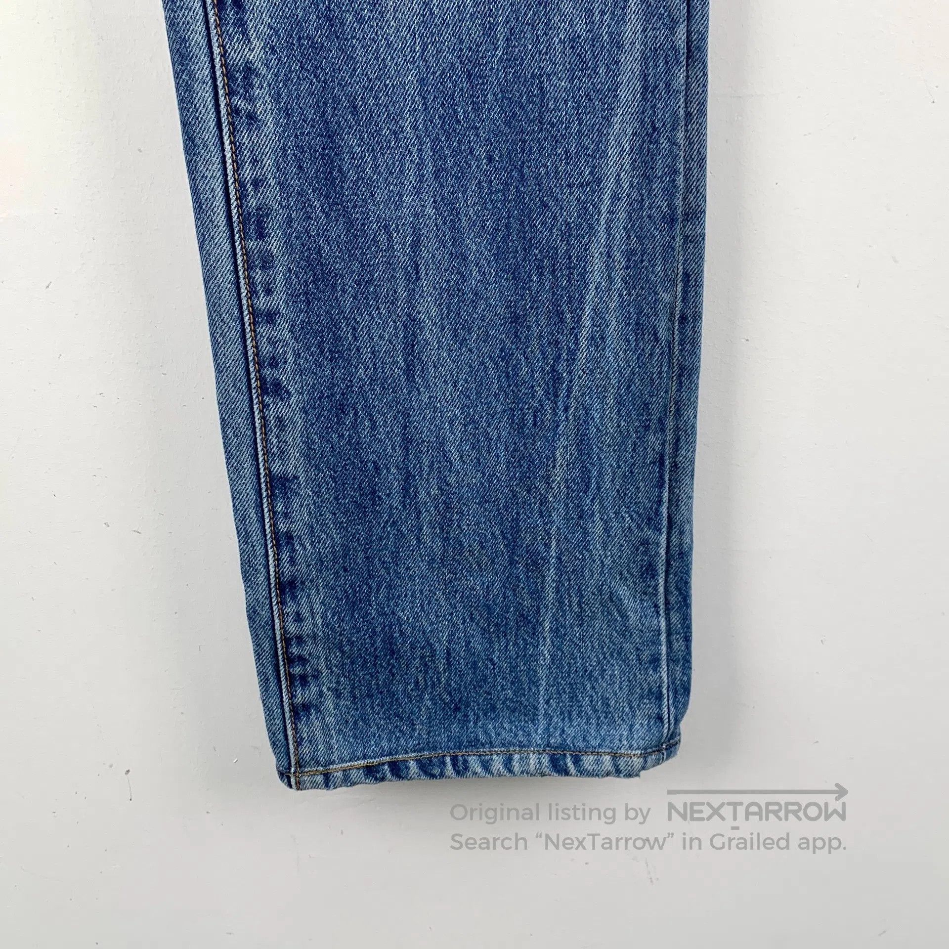 Alexander Wang Alexander Wang Blue Washed Cotton Casual Denim Long Pants| Size 24" / US 00 / IT 34 - 4 Thumbnail