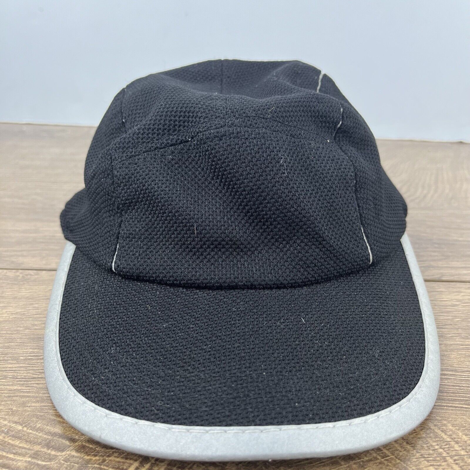 Other Black Athletic Running Hat Black Cap Hat Adjustable Hat Blac Size ONE SIZE - 3 Thumbnail