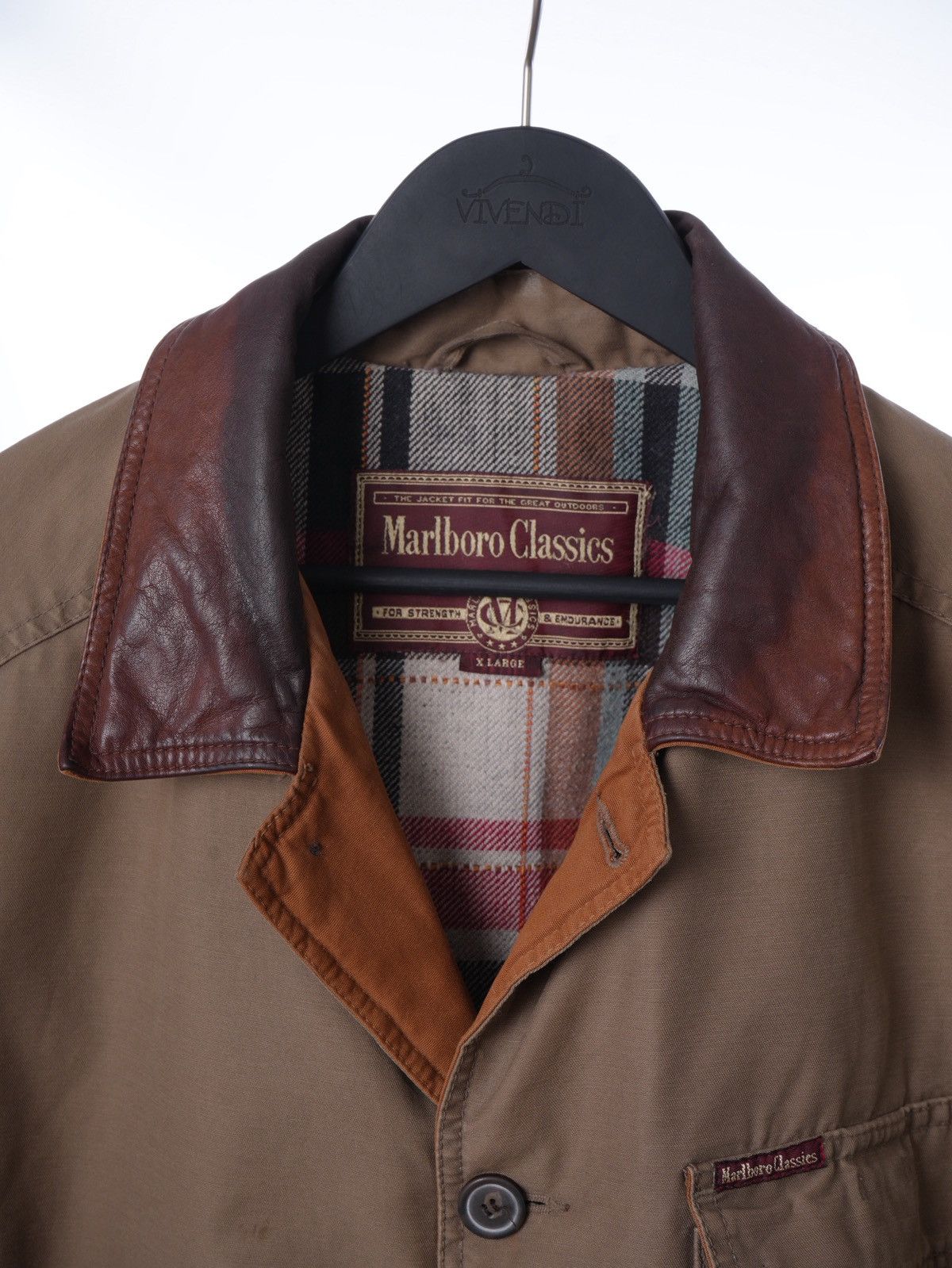 Marlboro Classics Vintage Marlboro Classics Field Lined Jacket Grey Size Xl Size US XL / EU 56 / 4 - 4 Thumbnail
