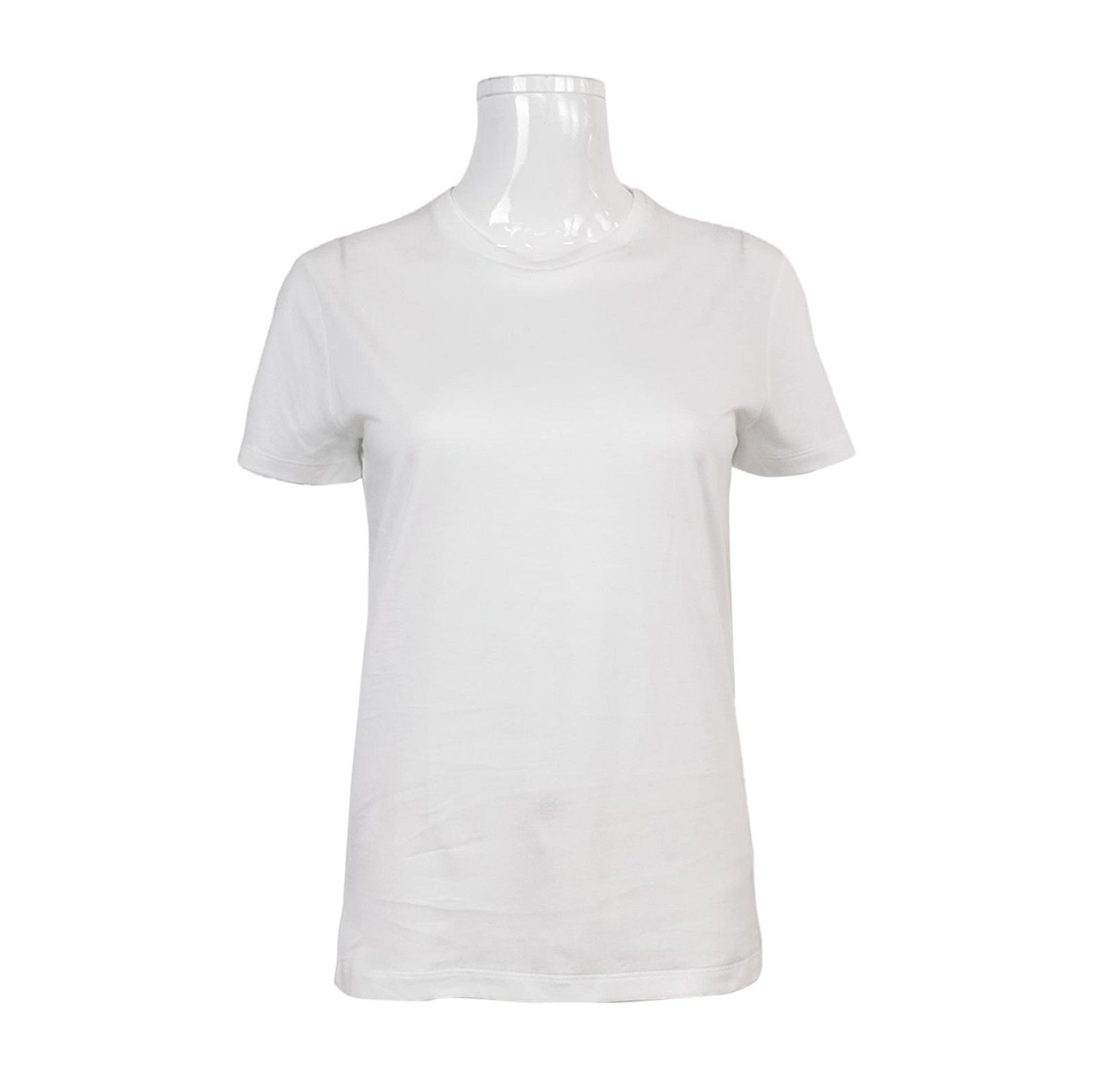 Prada Prada Cotton Crew Neck Short Sleeve T-Shirt 0089 Size M / US 6-8 / IT 42-44 - 1 Thumbnail
