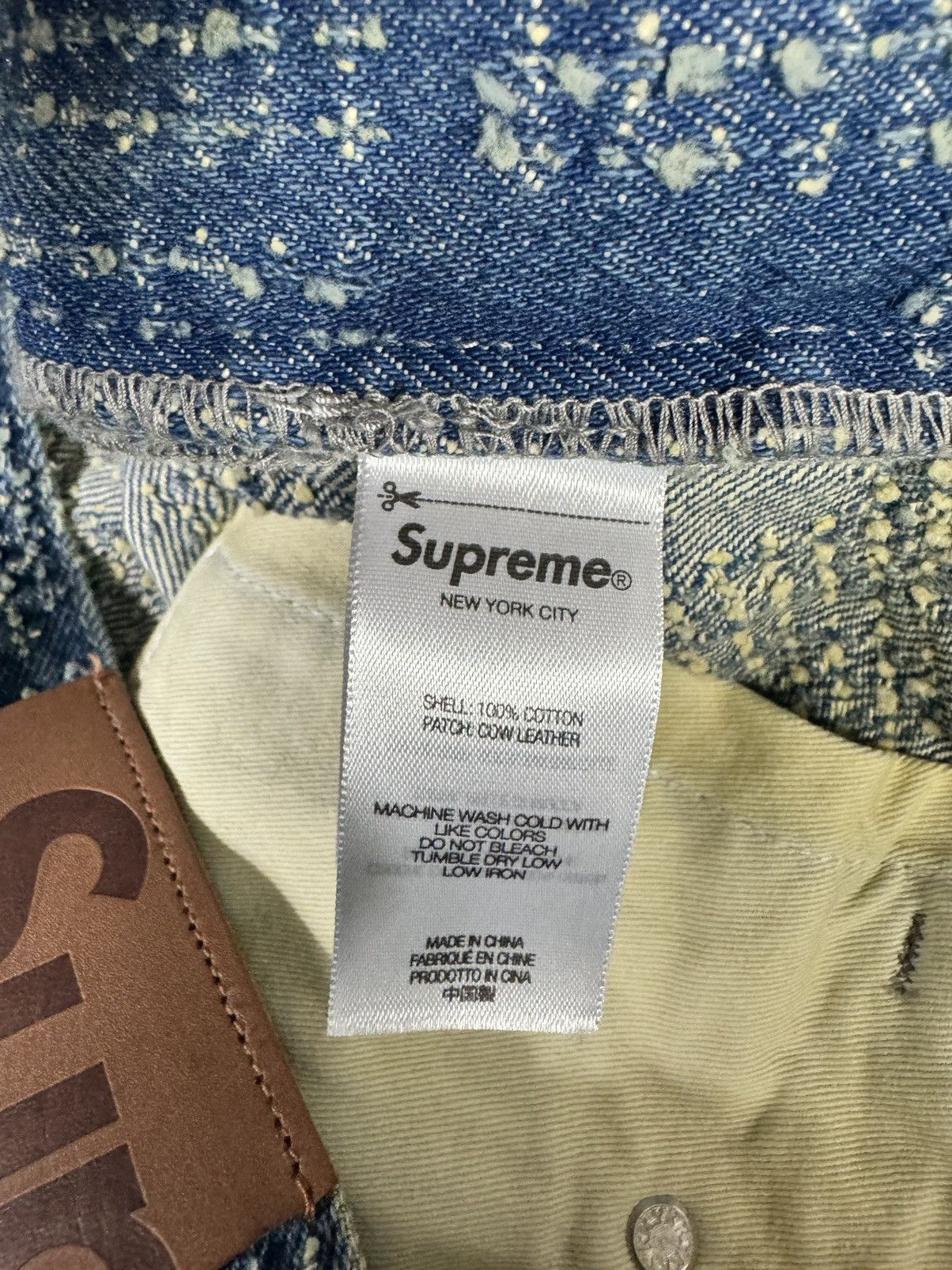 Supreme Supreme Needle Punch Regular Jean Size US 34 / EU 50 - 5 Thumbnail