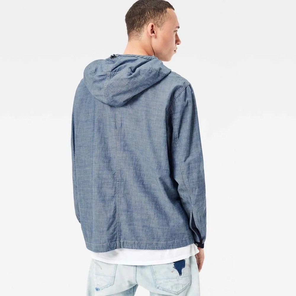 G-Star G-Star Chambray Pw Hooded Anorak Jacket Size US S / EU 44-46 / 1 - 3 Thumbnail
