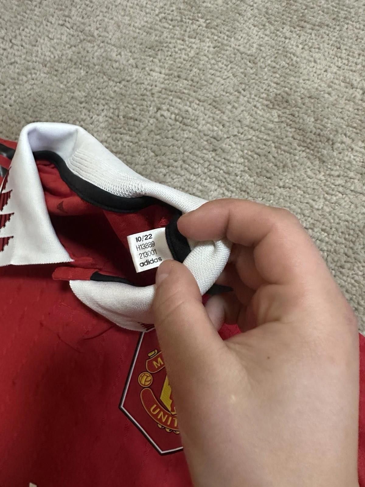 Adidas Manchester United 2022/23 Home Football Shirt Soccer Jersey Size US M / EU 48-50 / 2 - 6 Thumbnail