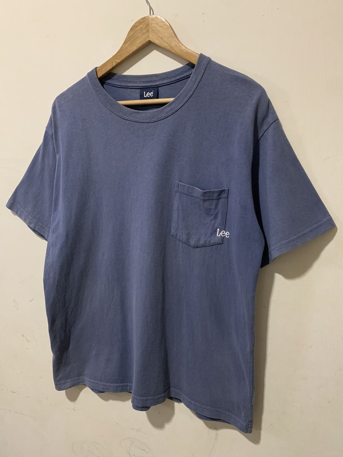 Lee Lee Blue Pocket T-Shirt Size US M / EU 48-50 / 2 - 2 Thumbnail