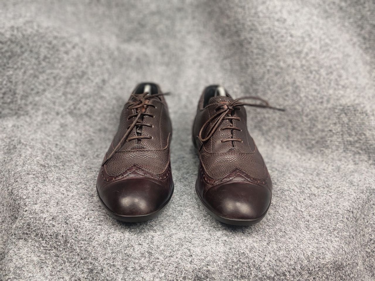 Santoni Santoni Design Brown Leather Low Top Sneakers oxford shoes Size US 8 / EU 41 - 5 Thumbnail