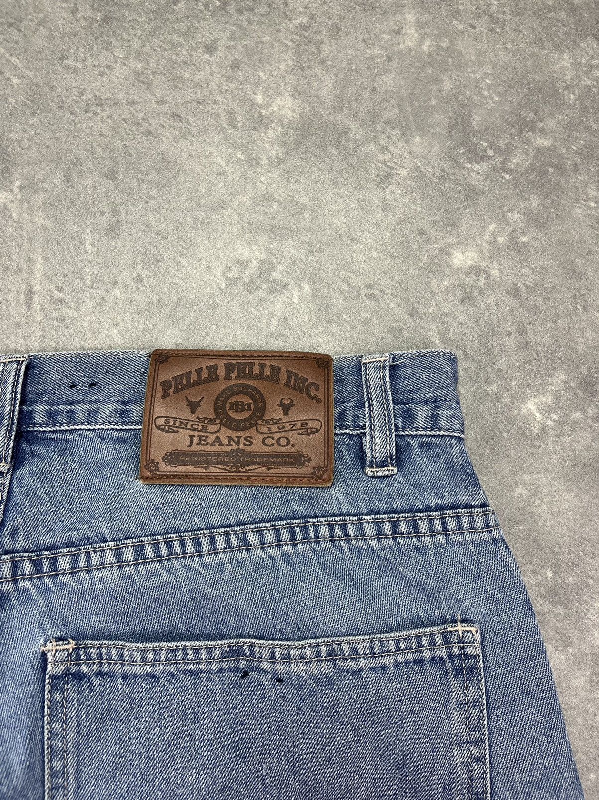 Pelle Pelle Pelle Pelle Marc Buchanan Long Logo Jorts Shorts 32 Size US 32 / EU 48 - 13 Thumbnail