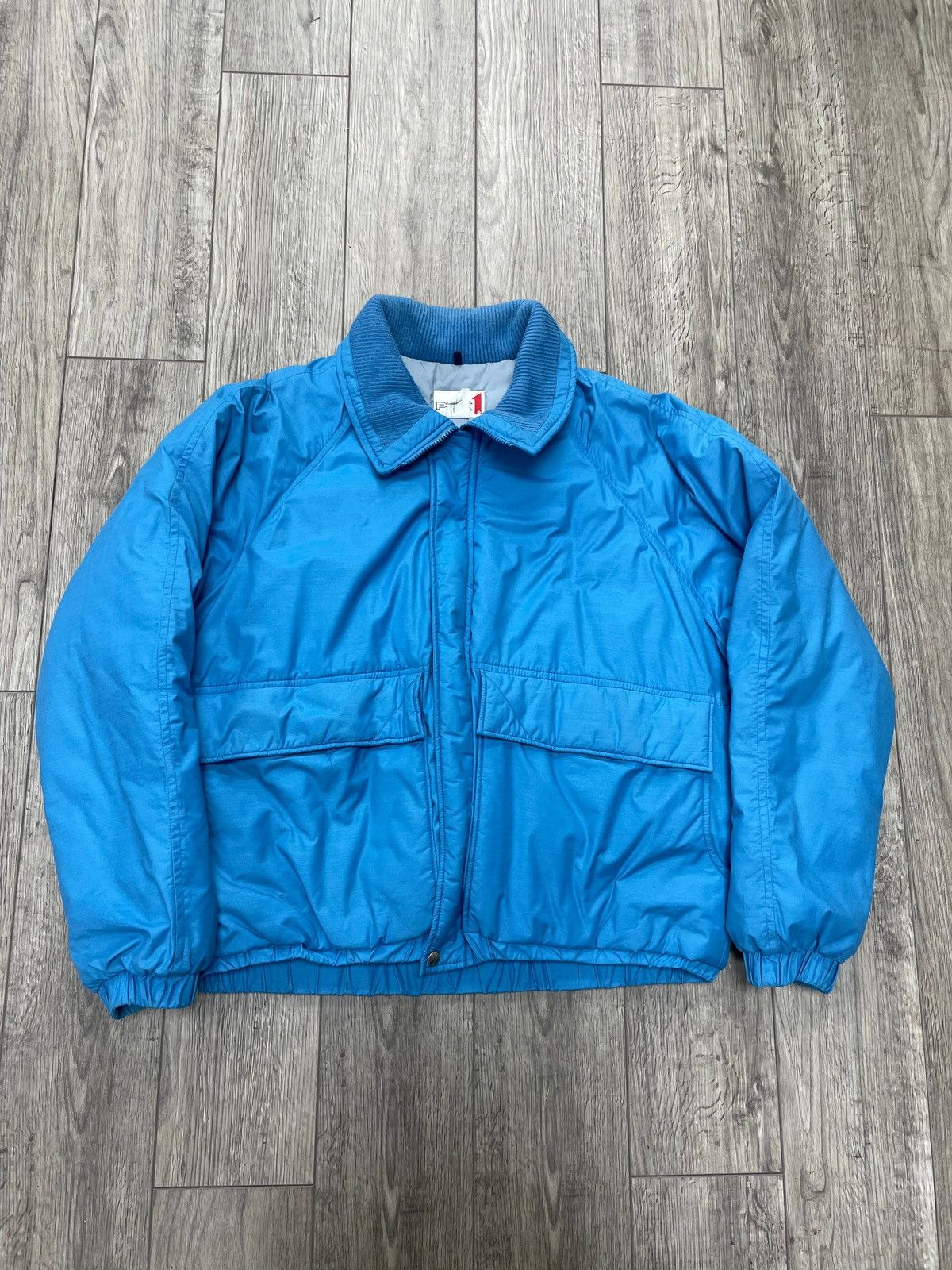Vintage Vintage Peak Blue Ski Puffer Jacket Size XL Size US XL / EU 56 / 4 - 1 Thumbnail