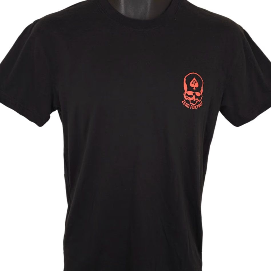 Vintage Zero Foxtrot Afterlife Club T Shirt Mens Small Black Ragnarok Norse Mythology Shirt Mens Black Skull Affliction Art Tee Vintage No Size US S / EU 44-46 / 1 - 2 Thumbnail