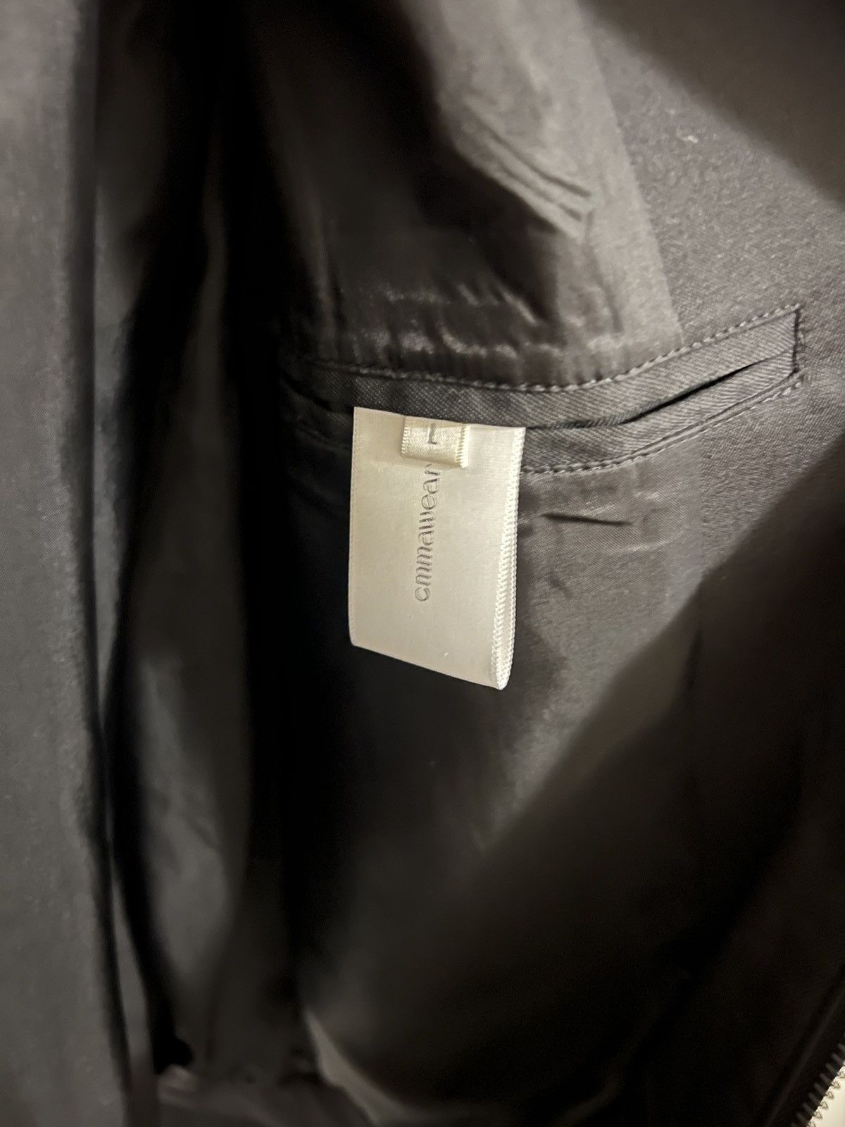 CMMAWEAR CMMAWEAR Black Batwing Jacket SS25 Size US L / EU 52-54 / 3 - 5 Thumbnail