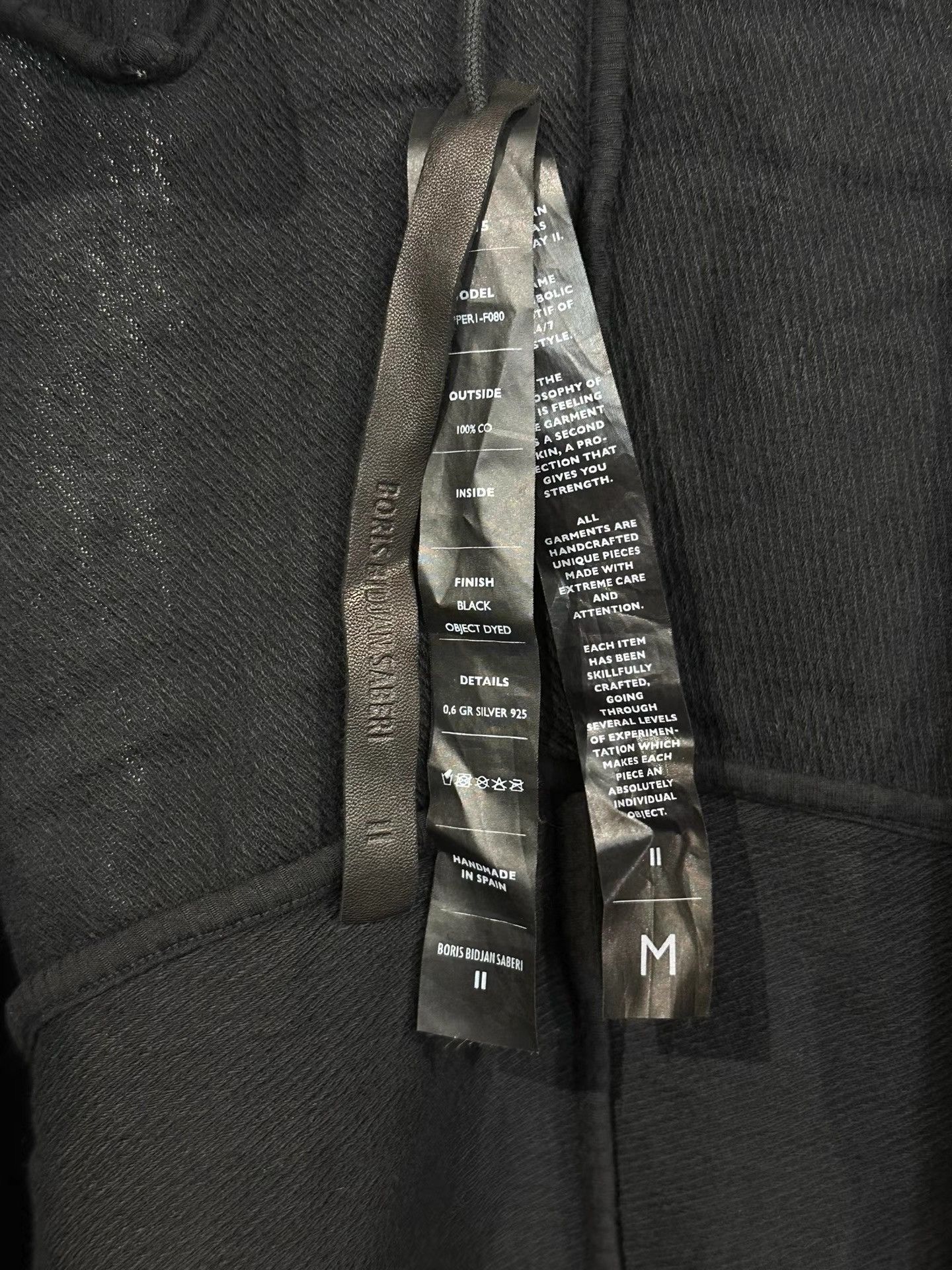 Boris Bidjan Saberi BBS Stand Collar Technical Jacket K35 Size US M / EU 48-50 / 2 - 8 Thumbnail