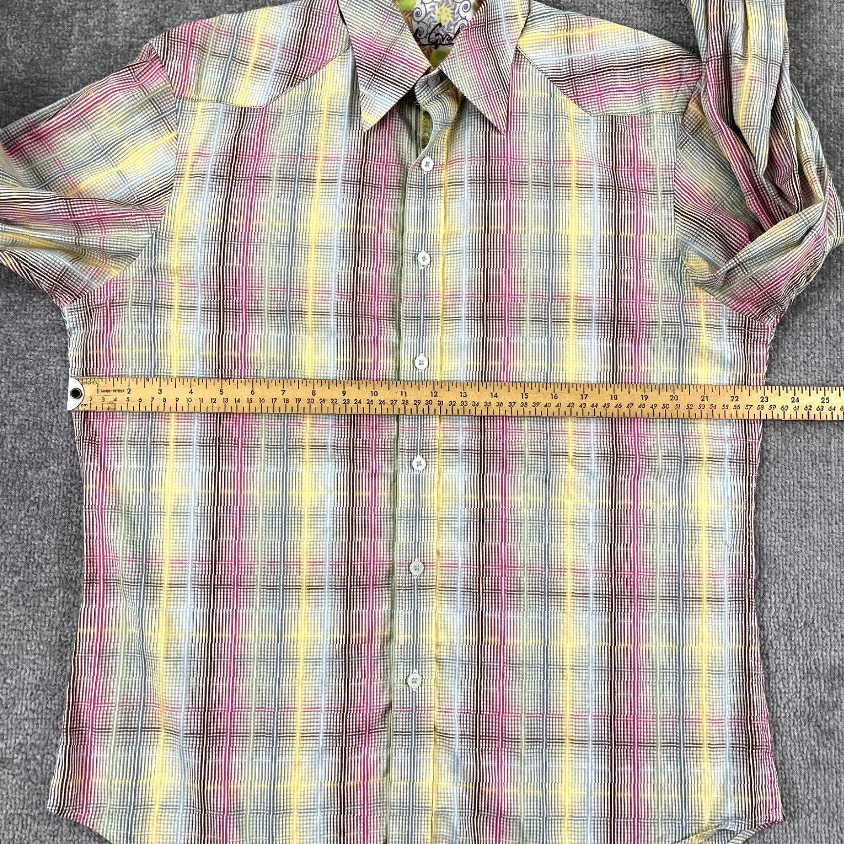 Robert Graham VINTAGE Robert Graham Shirt Men Medium Striped Abstract Disco Flip Cuff Button-Up Casual Formal Preppy Size US M / EU 48-50 / 2 - 6 Thumbnail