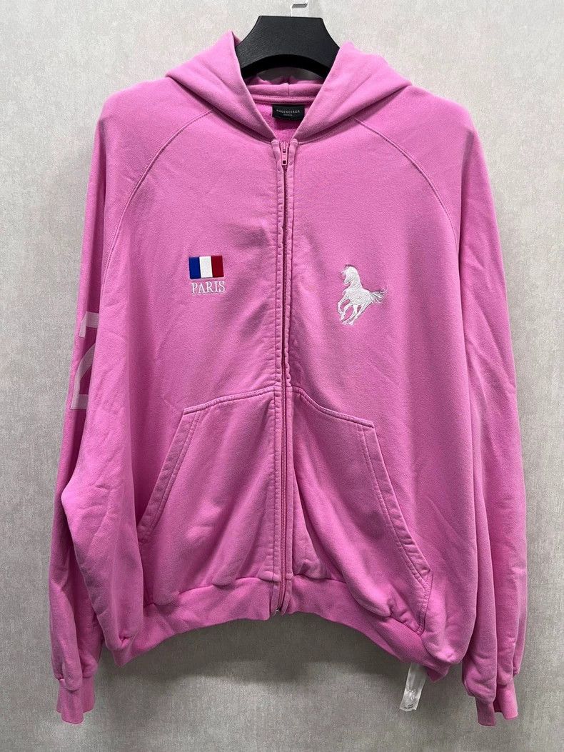 Balenciaga Balenciaga Pink Warhorse Jacket Size US M / EU 48-50 / 2 - 1 Thumbnail