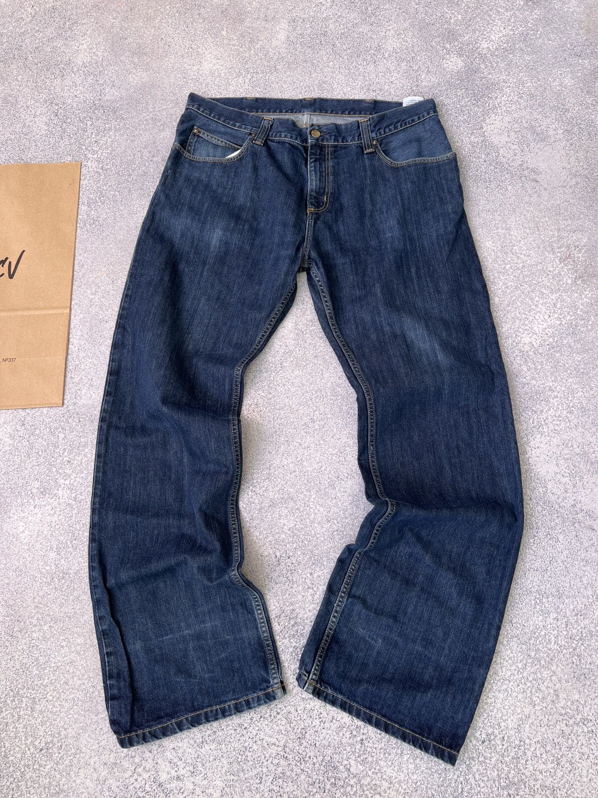 Carhartt × Vintage Vintage Carhartt work jeans Size US 36 / EU 52 - 4 Thumbnail