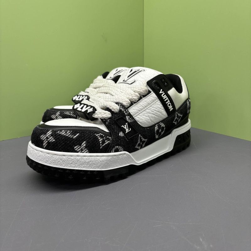 Louis Vuitton Louis Vuitton Trainer Maxi Low-Top Sneakers -2508 Size US 8 / EU 41 - 1 Thumbnail