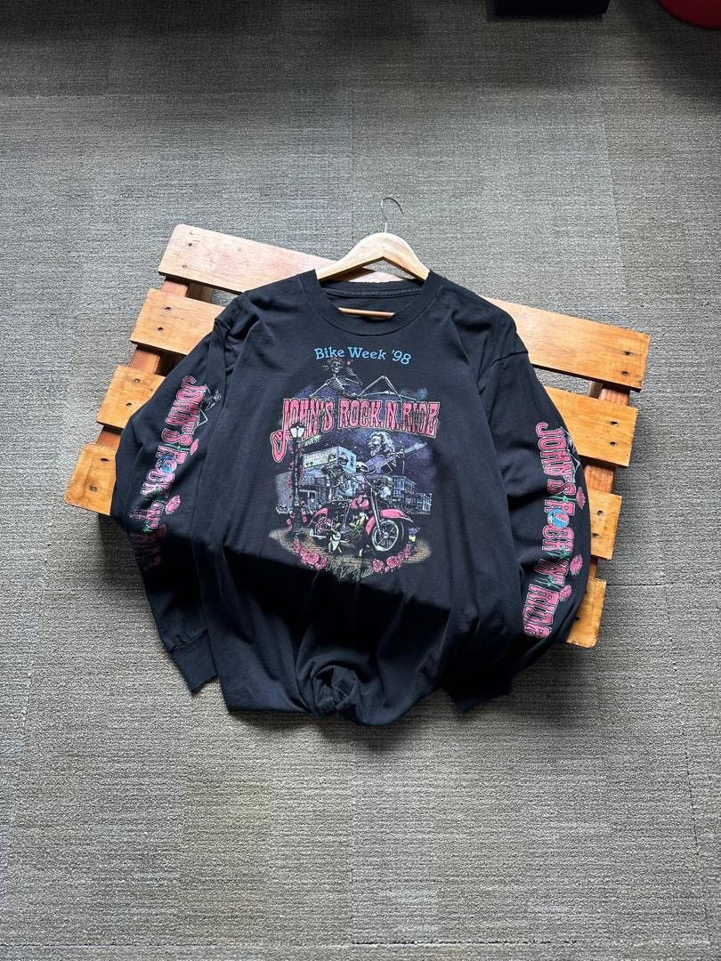 Vintage VINTAGE JOHN’S ROCK N RIDE 1998 Size US XL / EU 56 / 4 - 1 Thumbnail