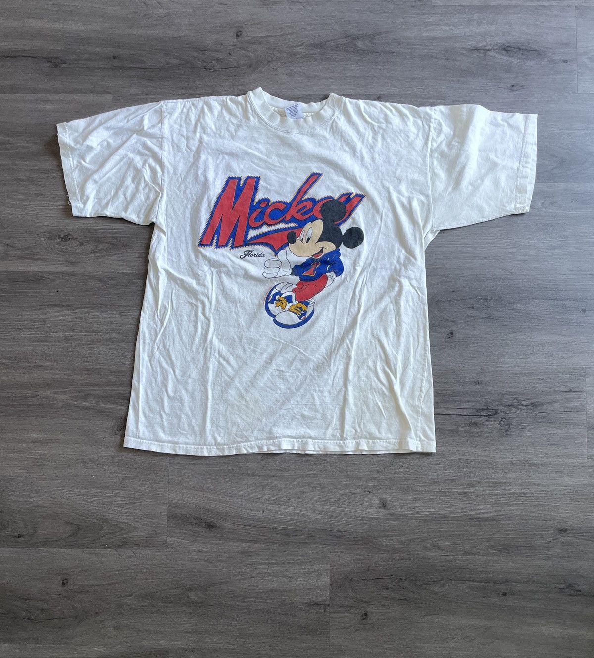 Mickey Mouse Vintage Mickey Mouse “Florida” Graphic T-Shirt (Sz.XL) Size US XL / EU 56 / 4 - 1 Thumbnail