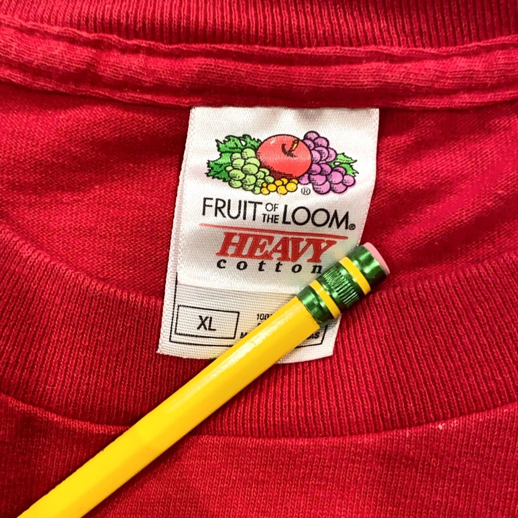 Fruit Of The Loom VINTAGE DODGEBALL A TRUE UNDERDOG STORY T-Shirt XL Red Fruit of the Loom Mens 80s 90s Cowboys Underdog Movie Shirt Size US XL / EU 56 / 4 - 6 Thumbnail