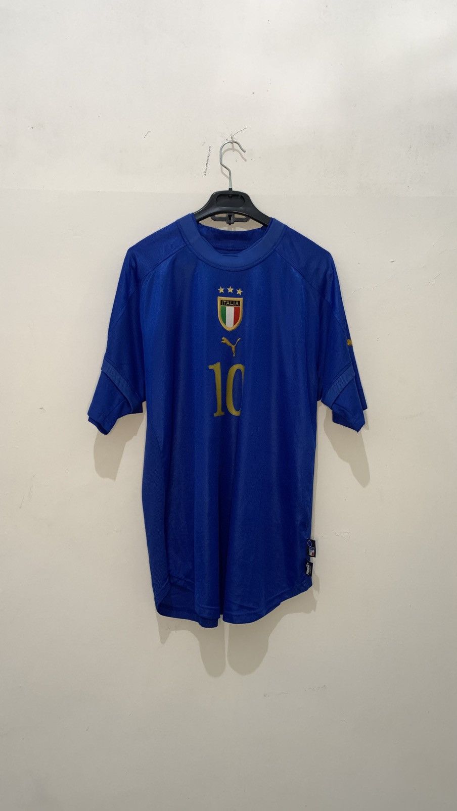 Puma Italy Home 2004 Soccer Jersey Vintage Size US L / EU 52-54 / 3 - 1 Thumbnail