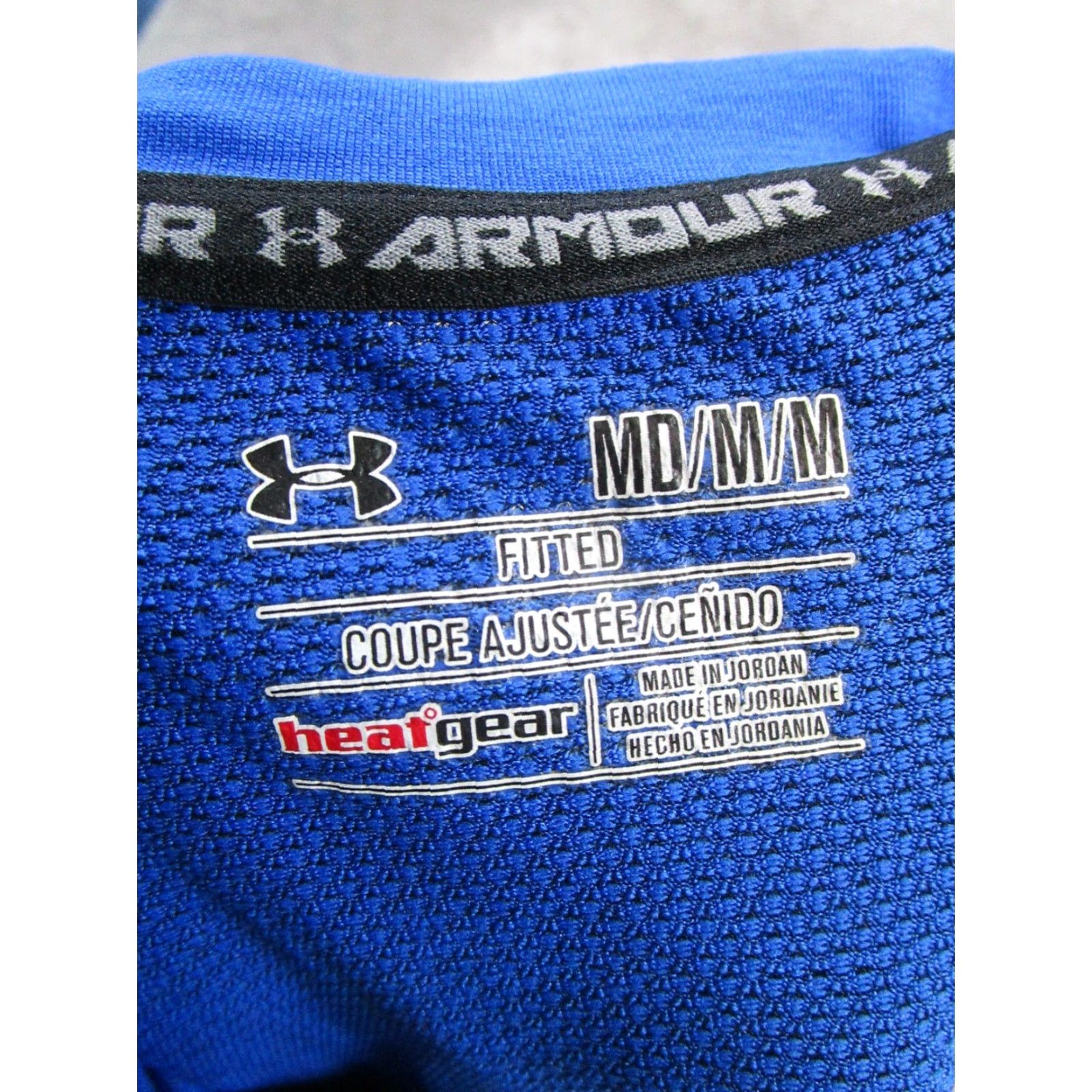 Under Armour Under Armour Shirt Mens Medium Blue HeatGear Running Pullover Size US M / EU 48-50 / 2 - 3 Thumbnail