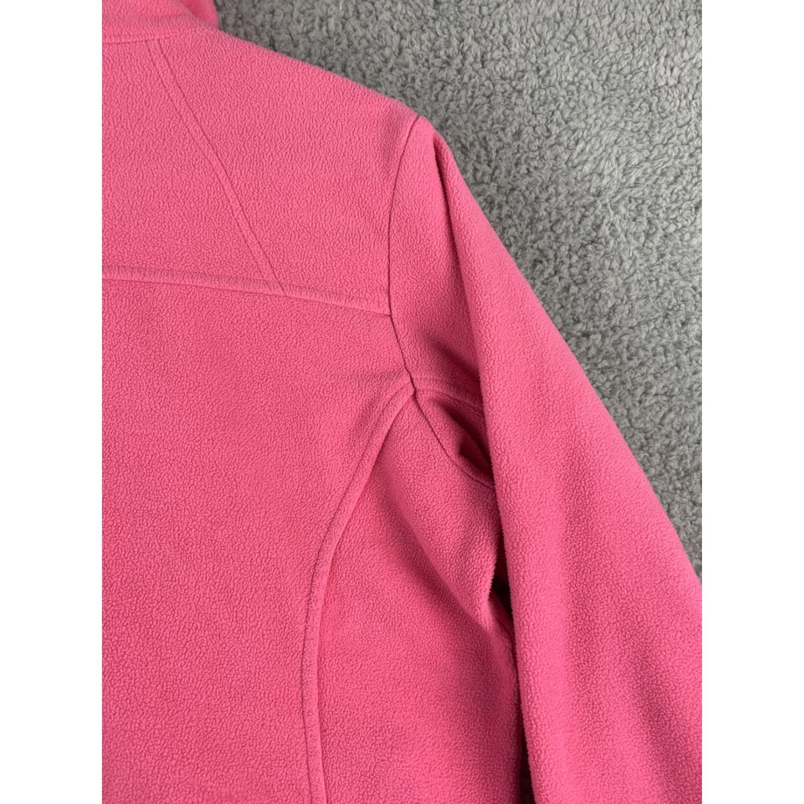 Pinko Columbia Women’s Medium Pink Full Zip Fleece Jacket Zipped Pockets Jacket Regular Zip Pockets Women M Pink Columbia Size M / US 6-8 / IT 42-44 - 7 Thumbnail