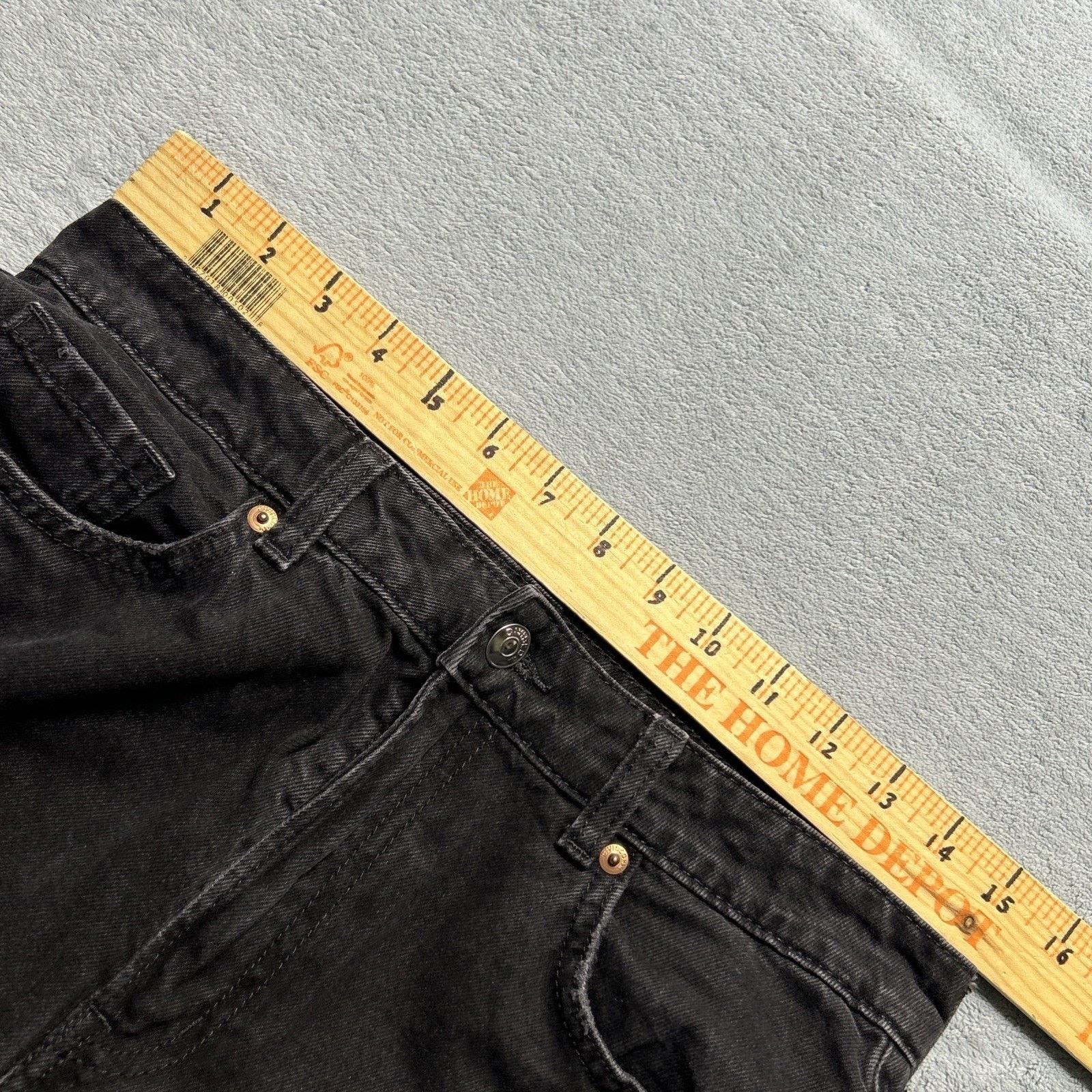 Divided Beyond Baggy Jeans Women 6 31x31 Black Hamilton Wide Baggie Size 28" / US 6 / IT 42 - 7 Thumbnail