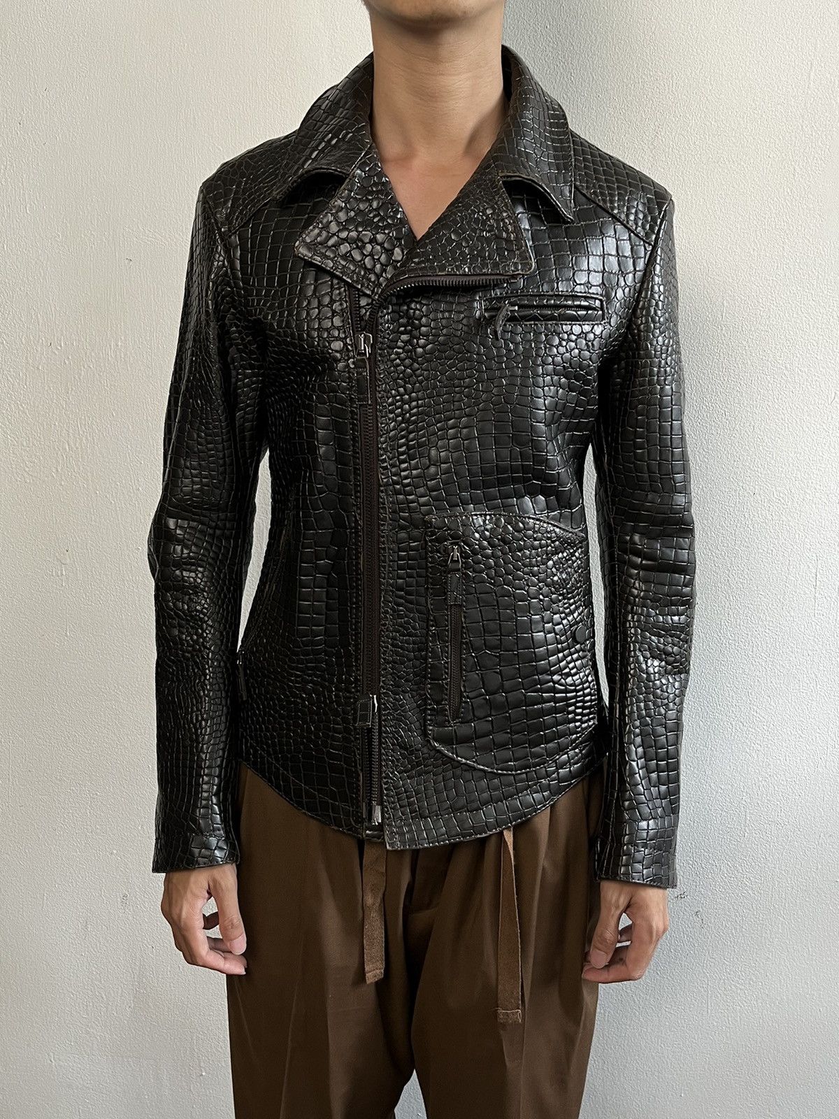 Emporio Armani Emporio Armani Leather Jacket Size US L / EU 52-54 / 3 - 2 Thumbnail