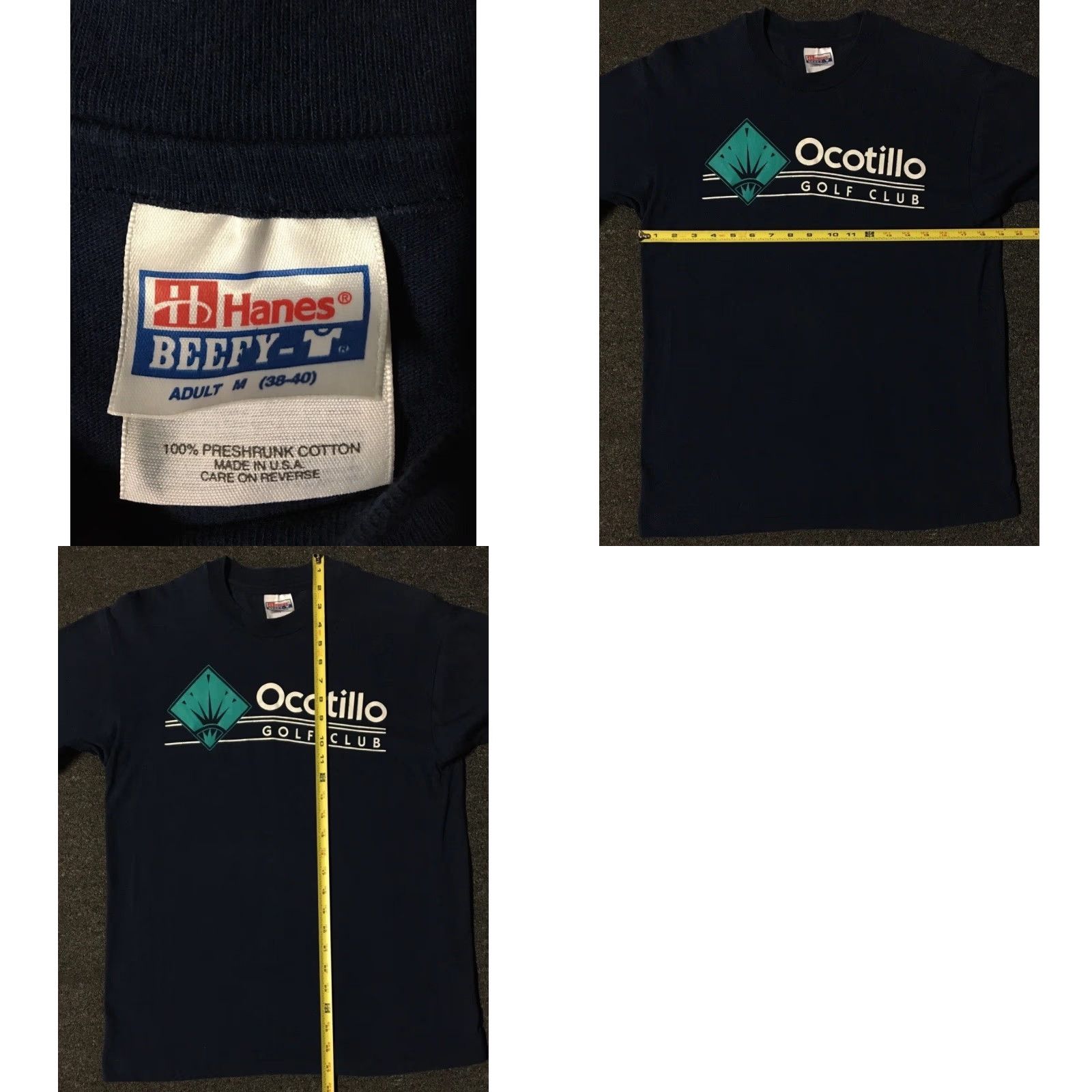 Vintage Vtg 90s Ocotillo Golf Club Faded Shirt M USA Arizona Beach Surf Skate Grunge 80s Size US M / EU 48-50 / 2 - 9 Thumbnail