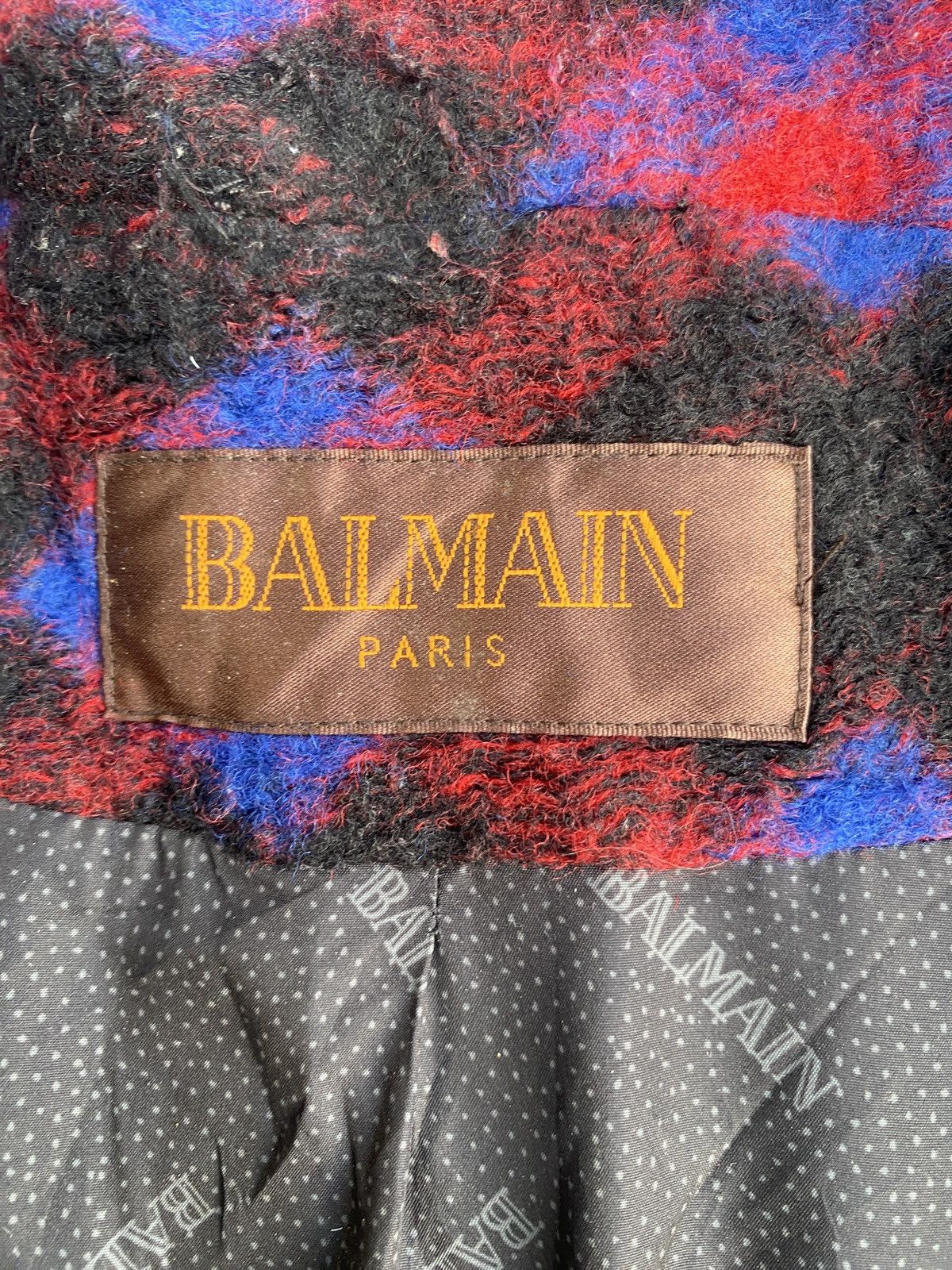 Balmain × Vintage Vintage balmain paris woll jacket Size US L / EU 52-54 / 3 - 9 Thumbnail