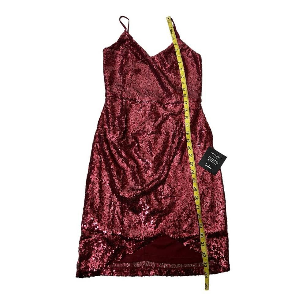 Lulus Lulus l NWT Red Sequin Dress Small Size S / US 4 / IT 40 - 4 Thumbnail