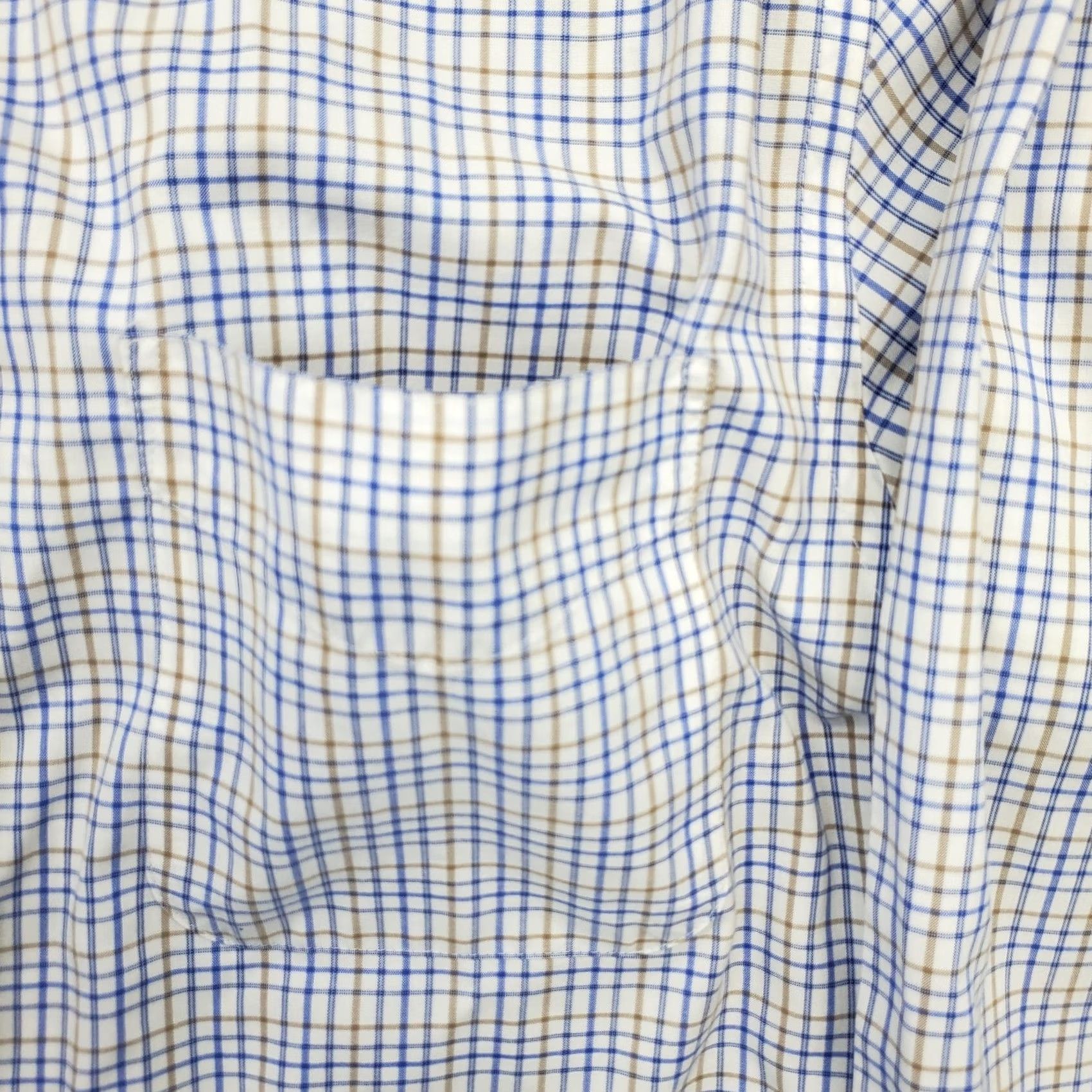 Jos. A. Bank Jos. A. Bank Dress Shirt Men 15.5 Multi Check Tailored Fit Long Sleeve Button Up Shirt Size 42R - 7 Thumbnail