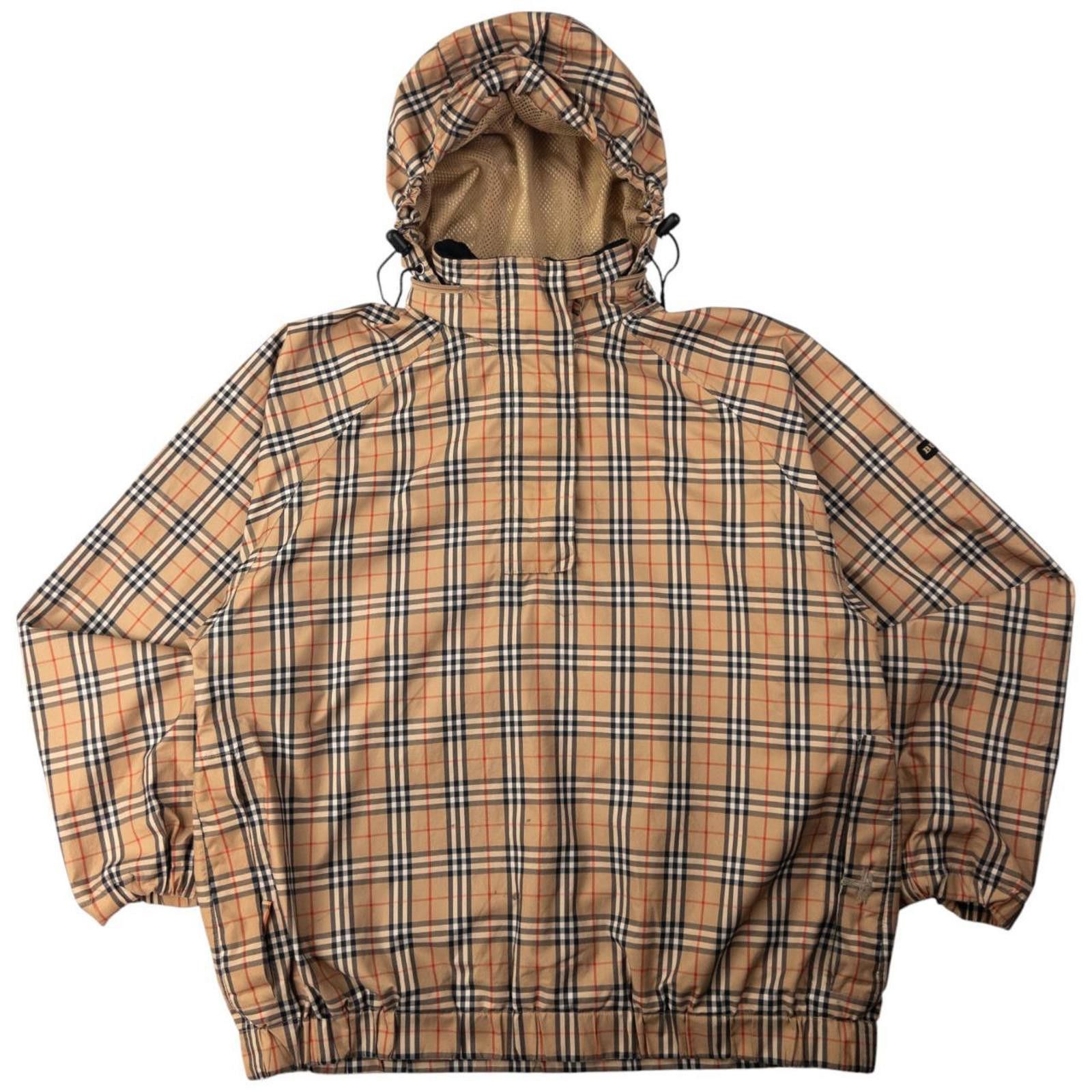Burberry Vintage Burberry Nova Check Goretex Q Zip Jacket