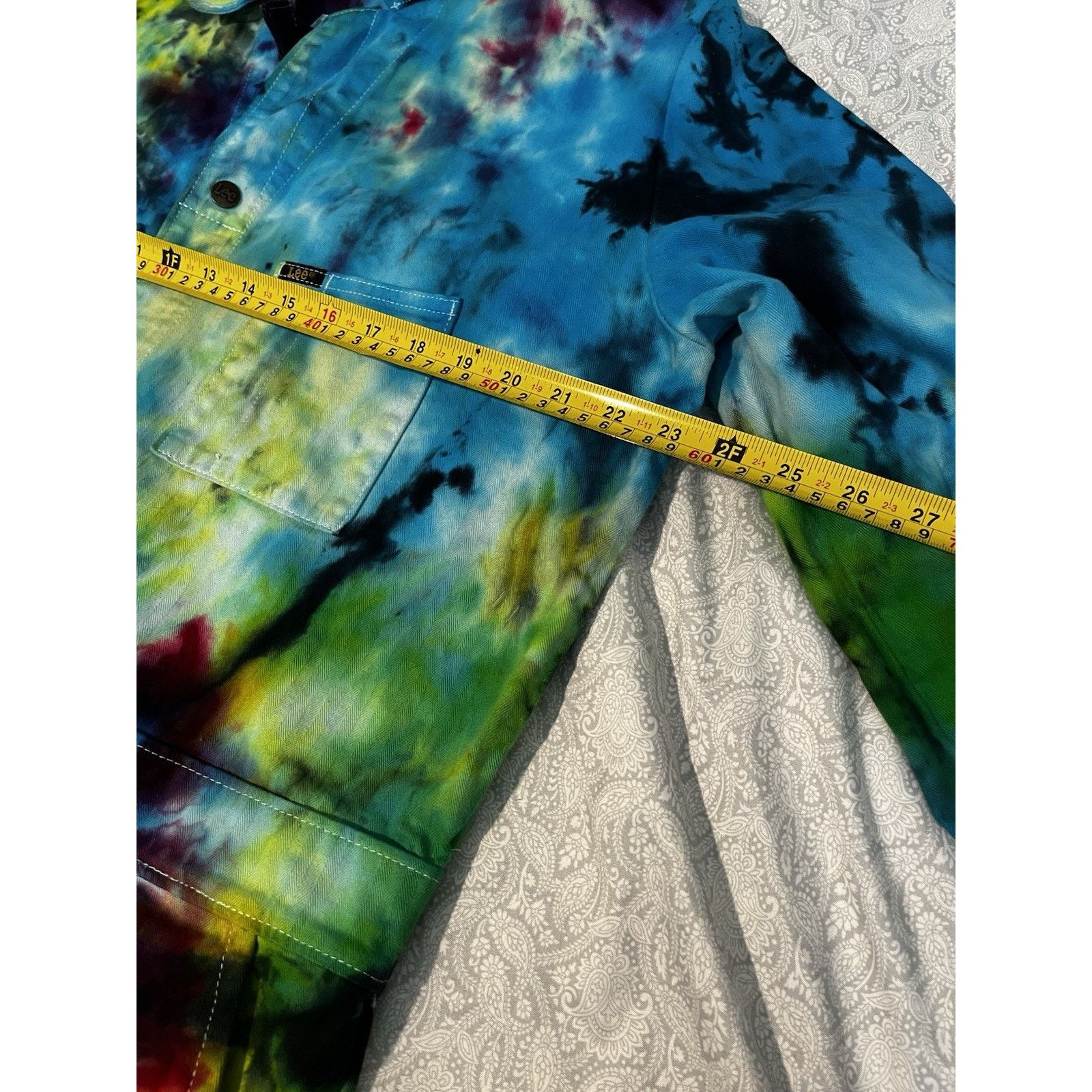 Lee Lee Union Alls Coveralls XL Tie Dye Workwear Jumpsuit Size US 40 / EU 56 - 11 Thumbnail